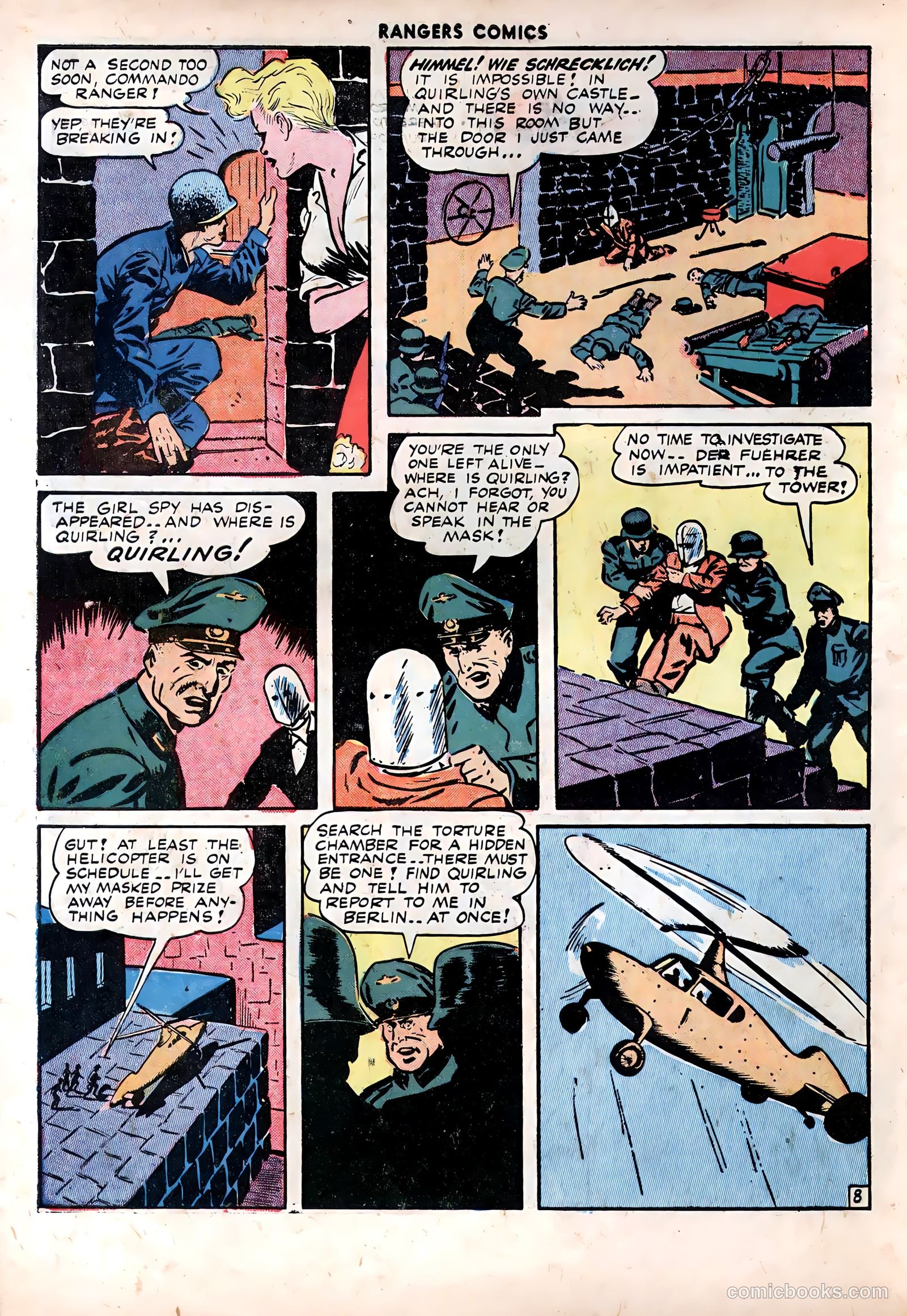 Rangers Comics #14 (1943) — page 10 of 60