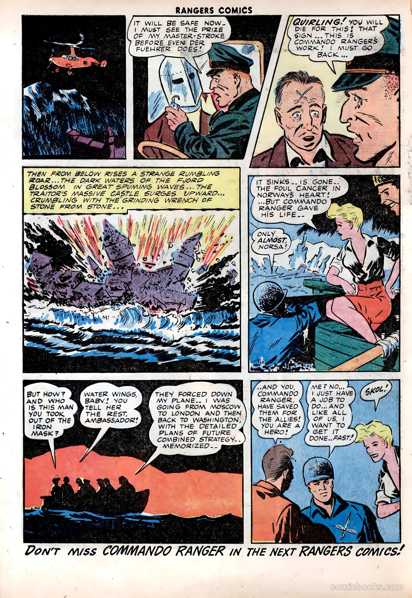 Rangers Comics #14 (1943) — page 12 of 60