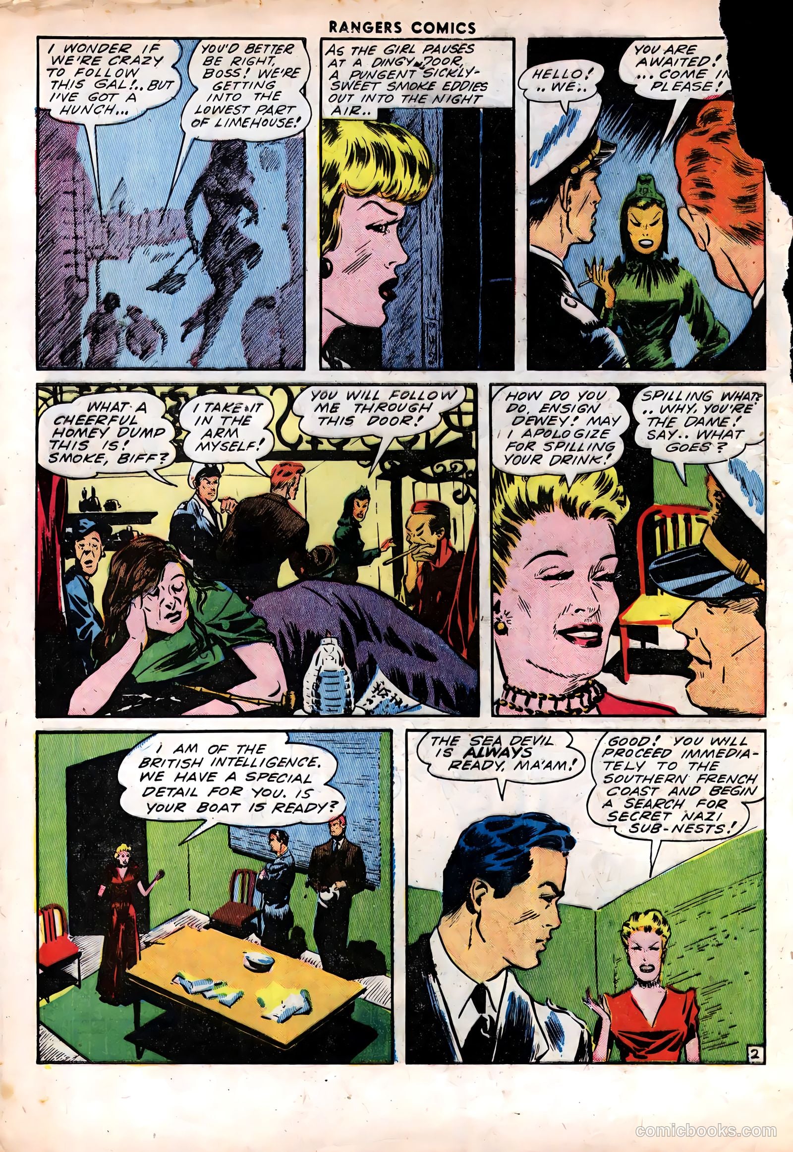 Rangers Comics #14 (1943) — page 14 of 60