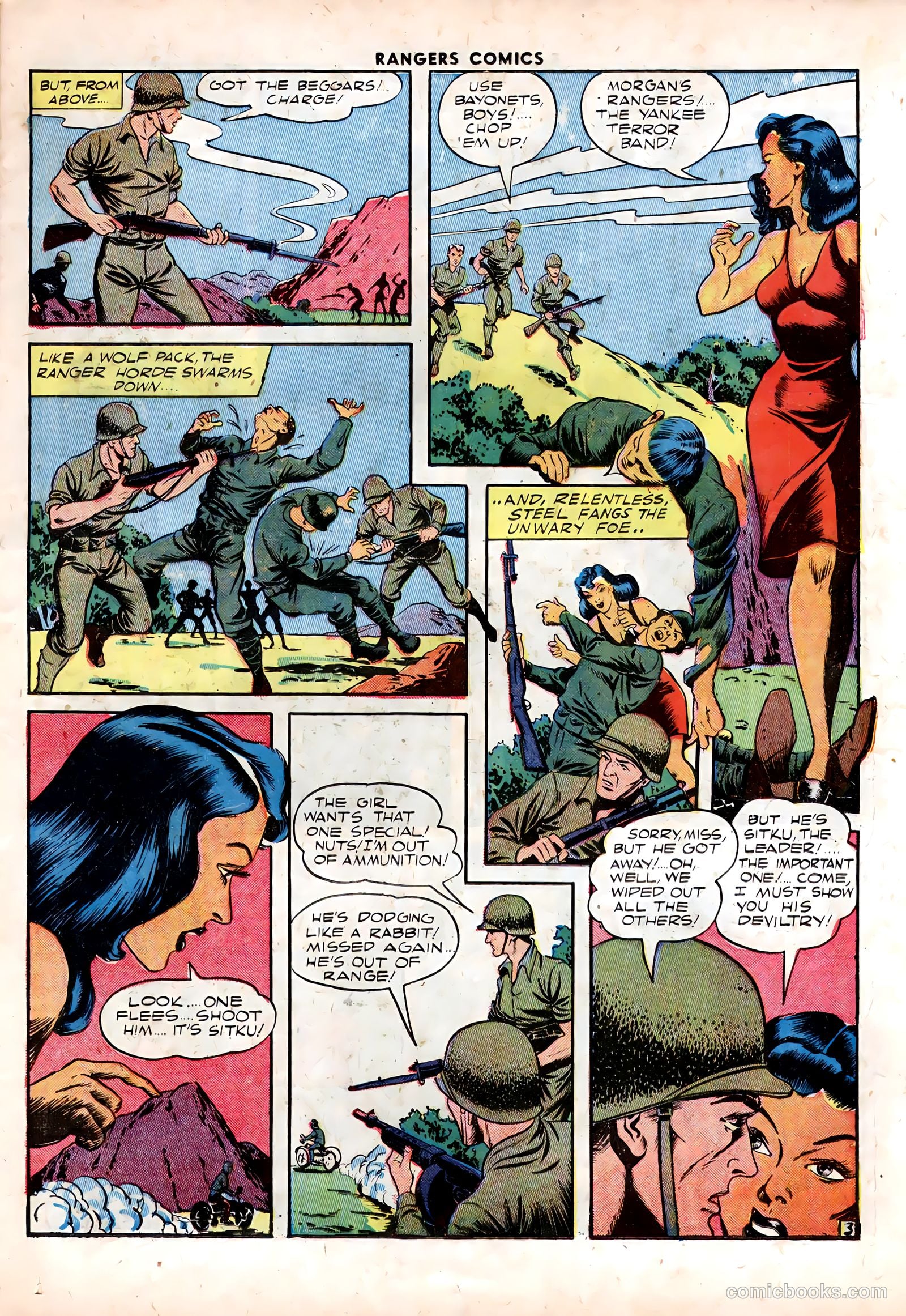 Rangers Comics #14 (1943) — page 21 of 60