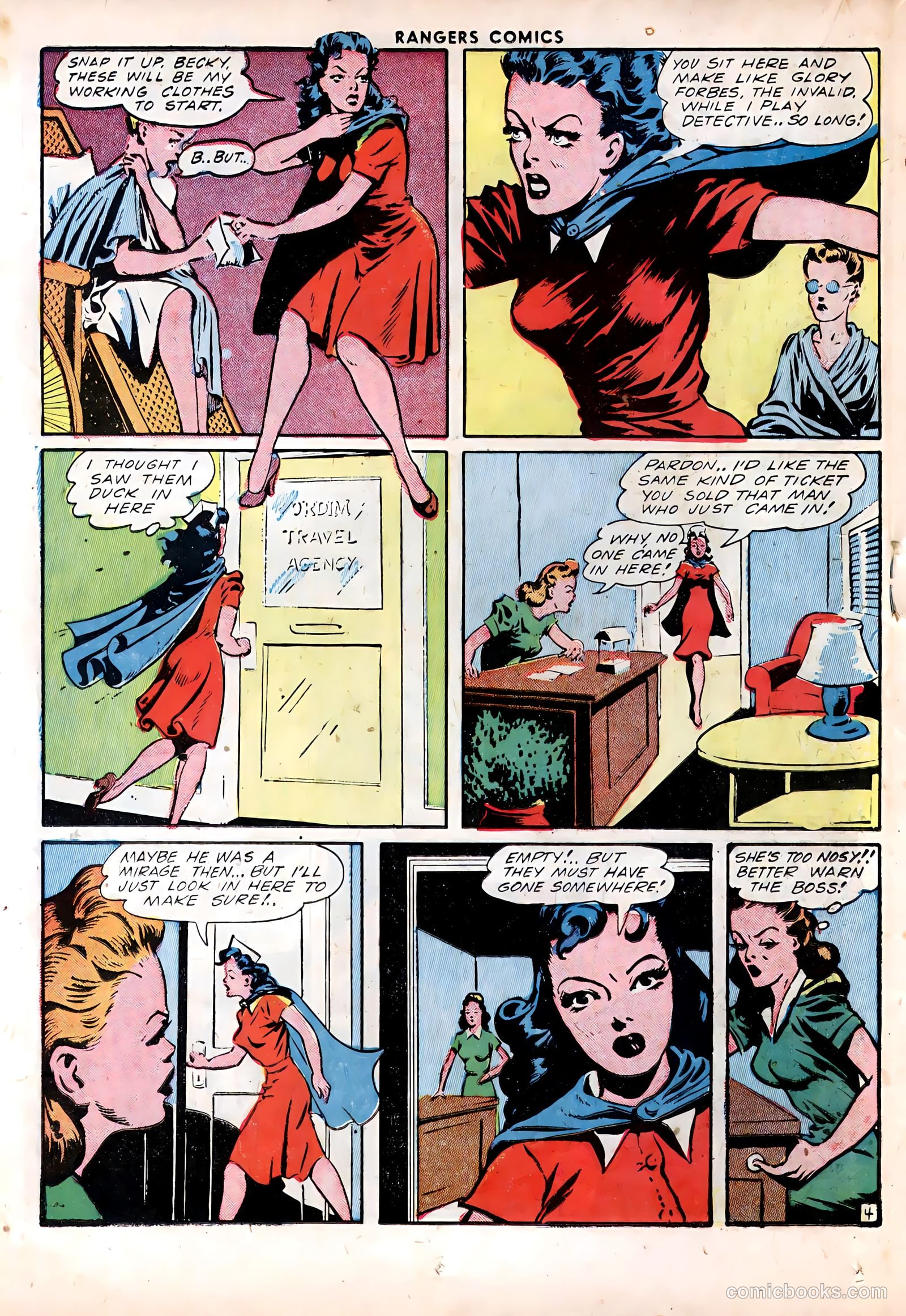 Rangers Comics #14 (1943) — page 32 of 60