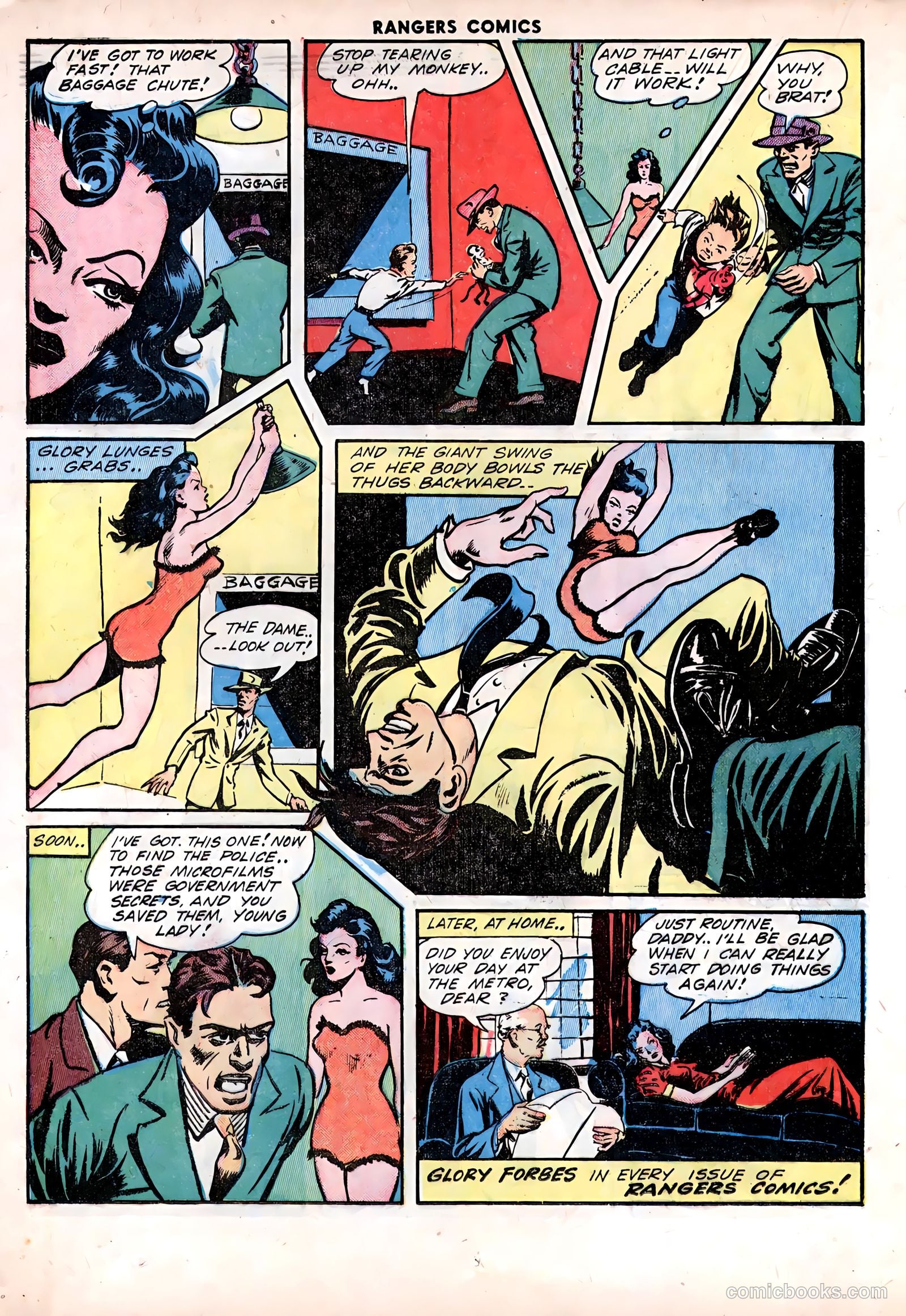 Rangers Comics #14 (1943) — page 36 of 60