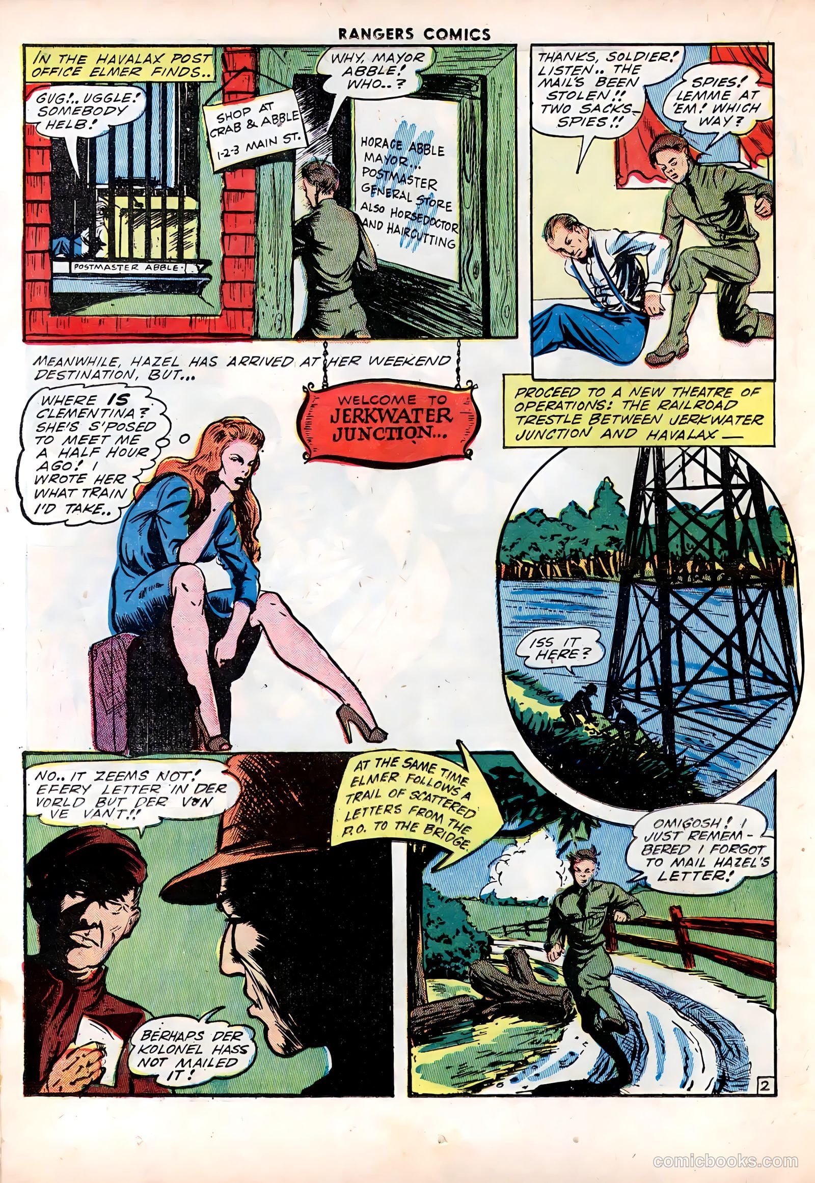 Rangers Comics #14 (1943) — page 38 of 60