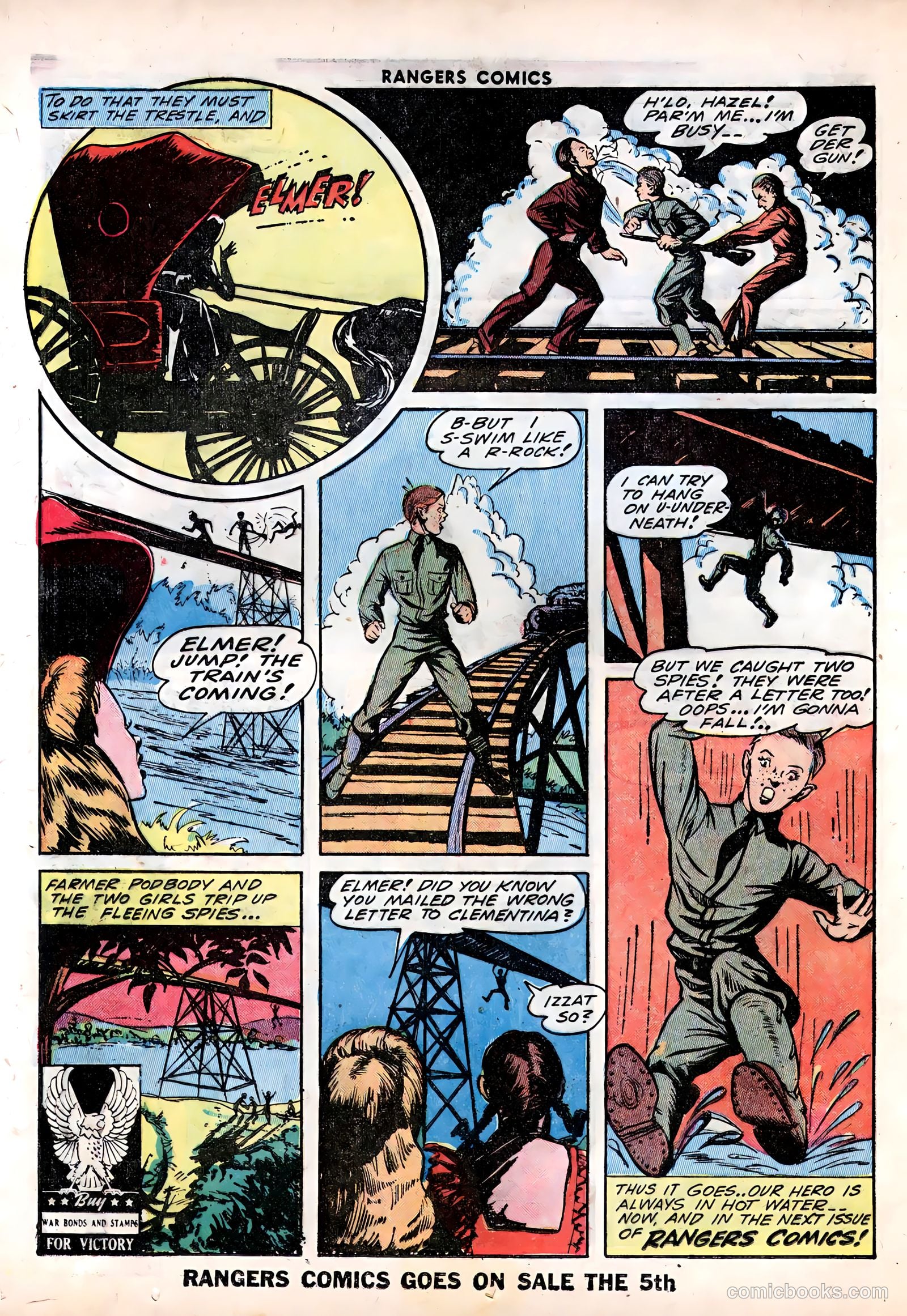 Rangers Comics #14 (1943) — page 42 of 60