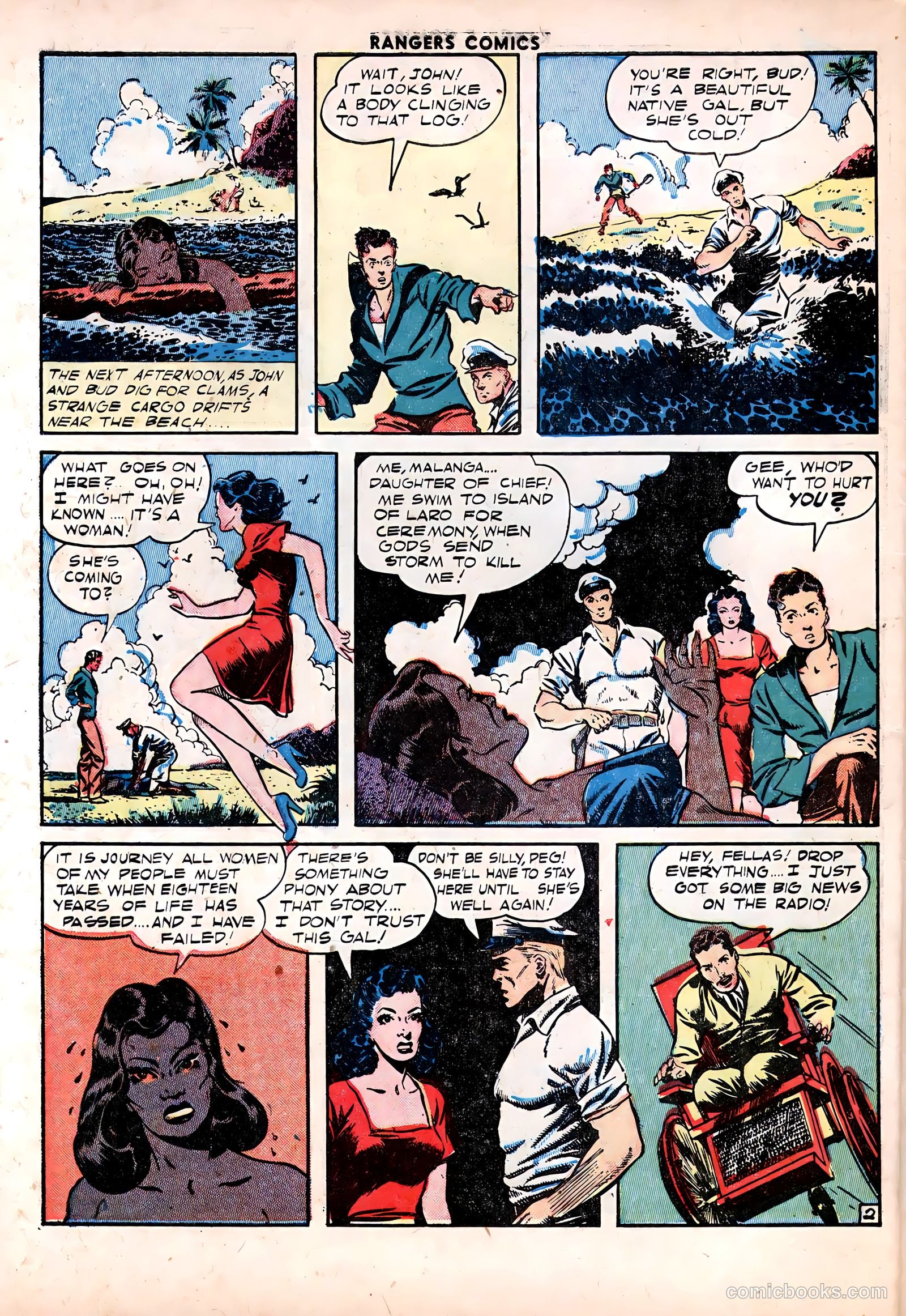 Rangers Comics #14 (1943) — page 52 of 60