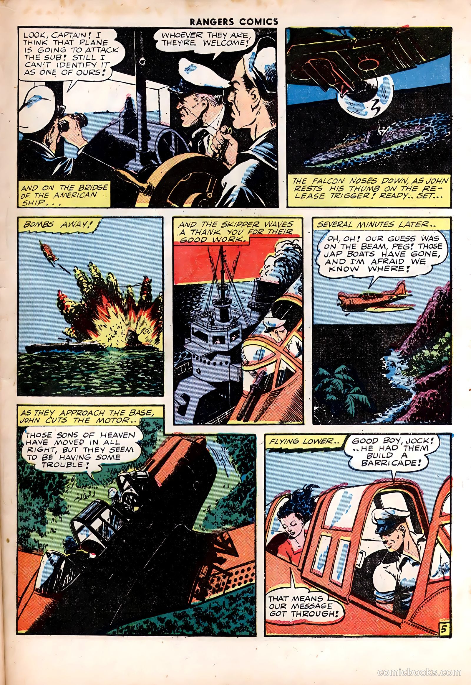 Rangers Comics #14 (1943) — page 55 of 60