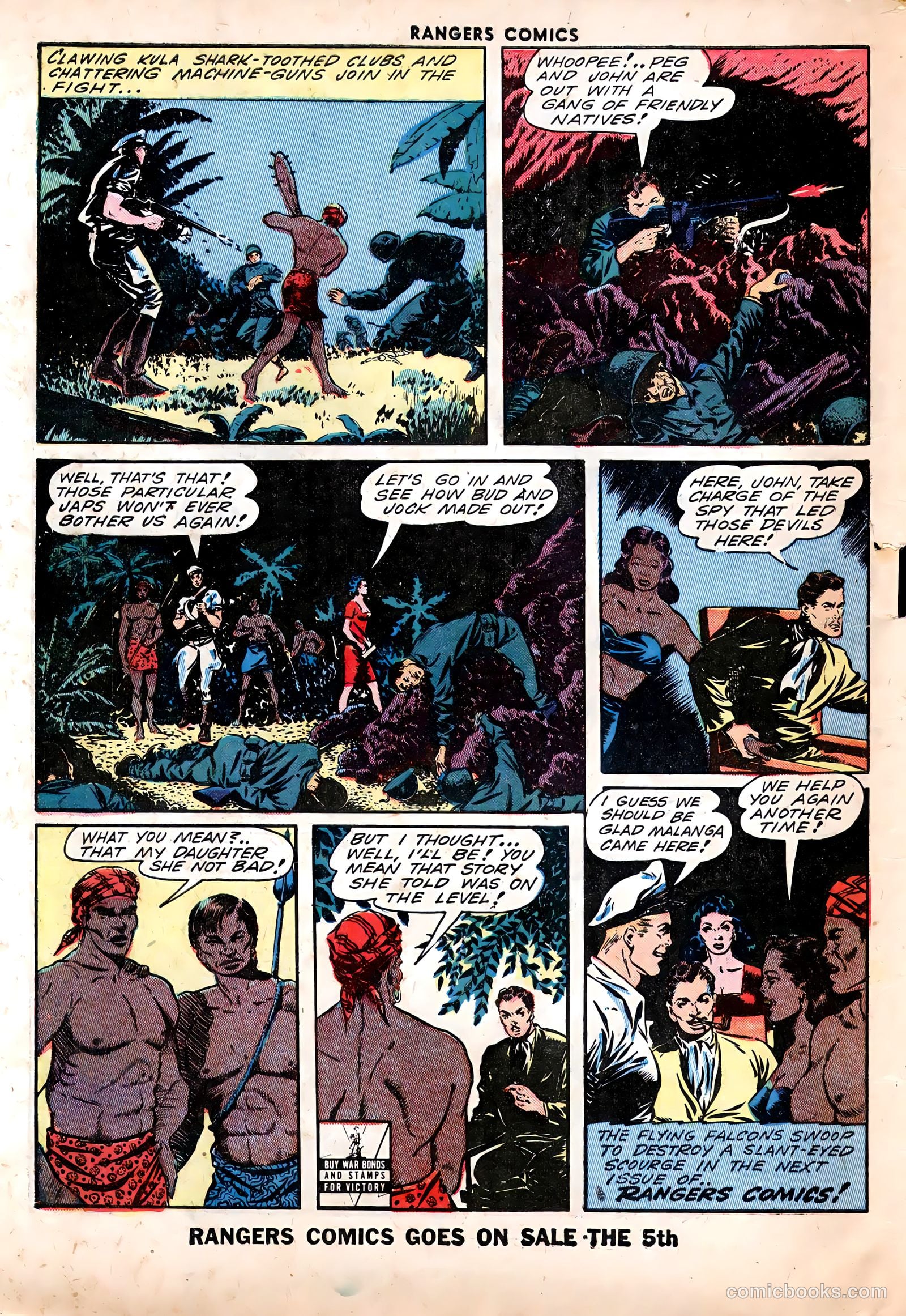 Rangers Comics #14 (1943) — page 58 of 60