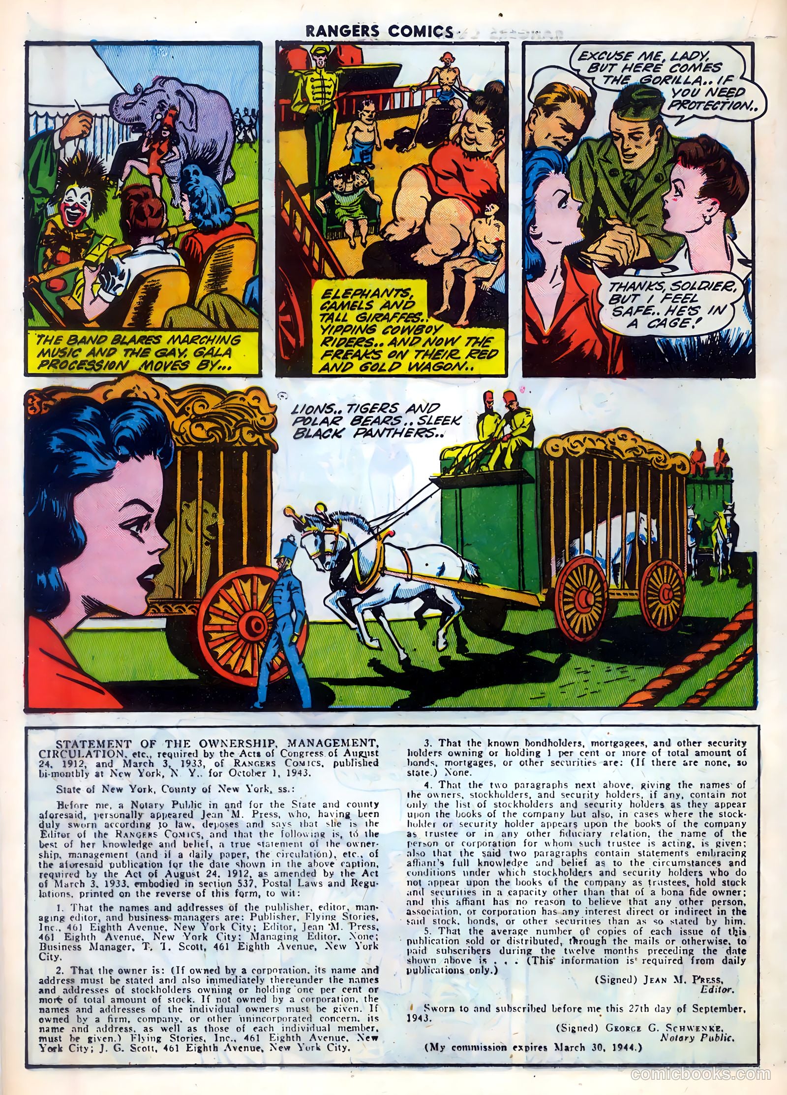 Rangers Comics #15 (1944) — page 30 of 62