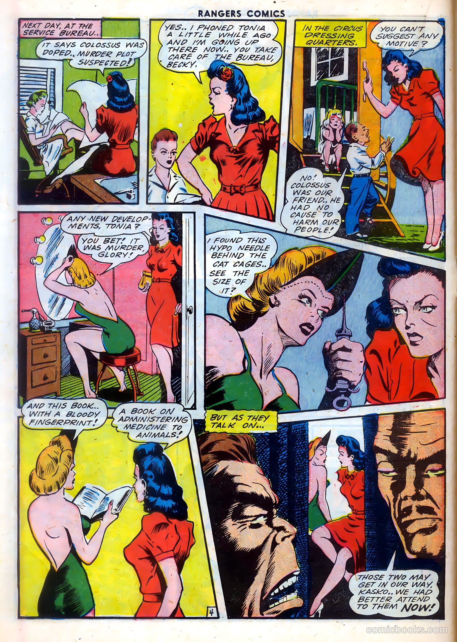 Rangers Comics #15 (1944) — page 32 of 62