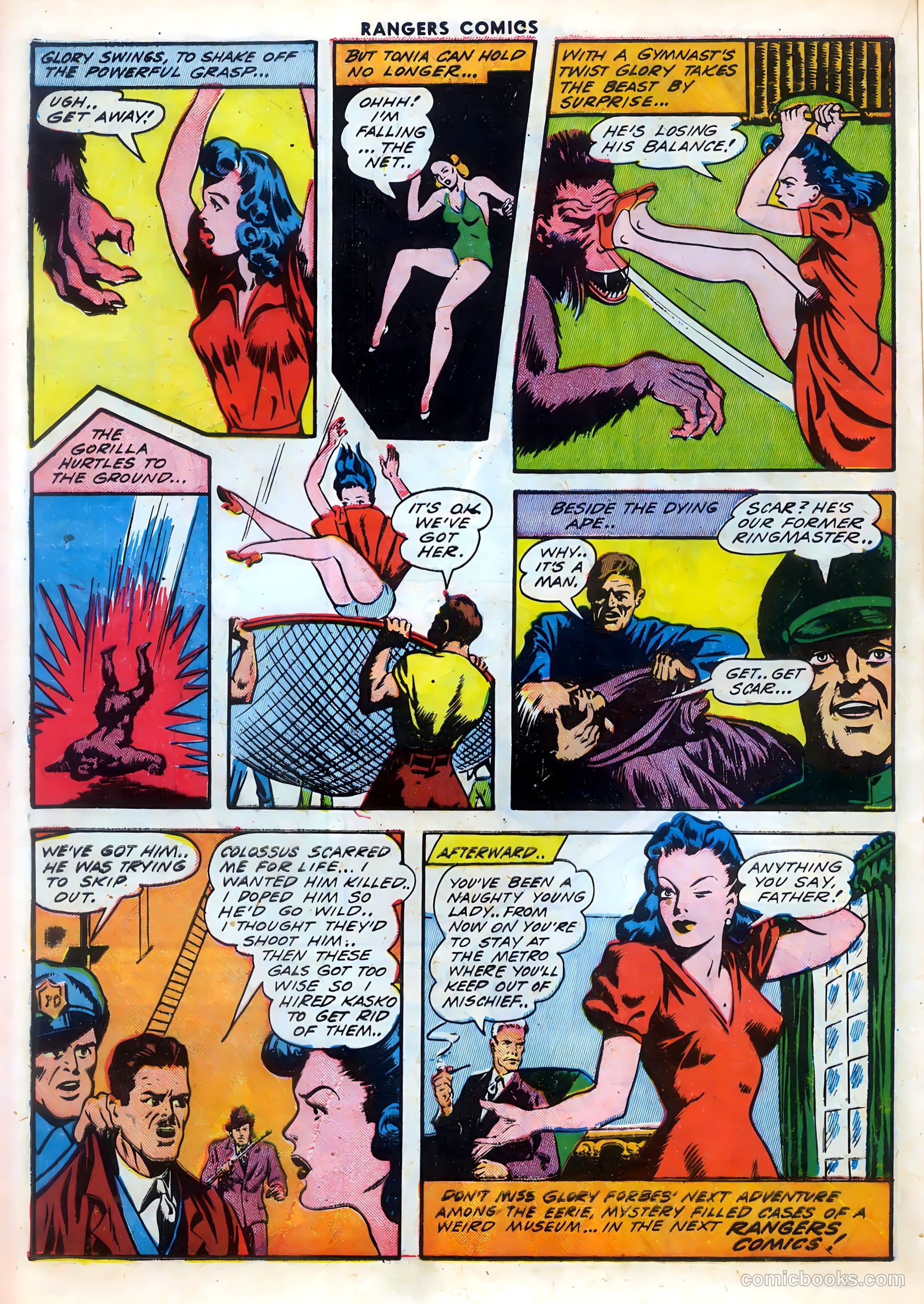 Rangers Comics #15 (1944) — page 36 of 62