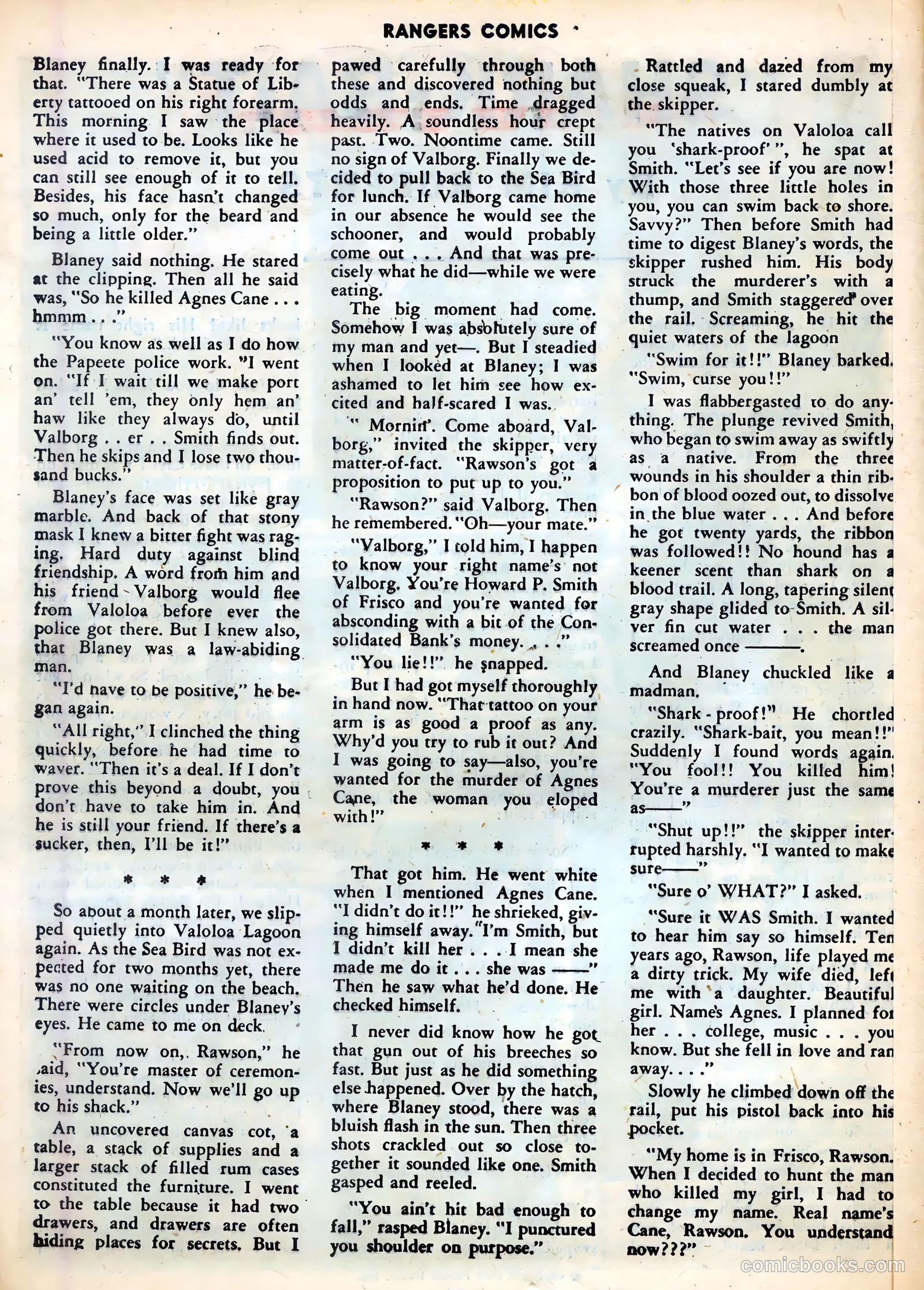 Rangers Comics #15 (1944) — page 50 of 62