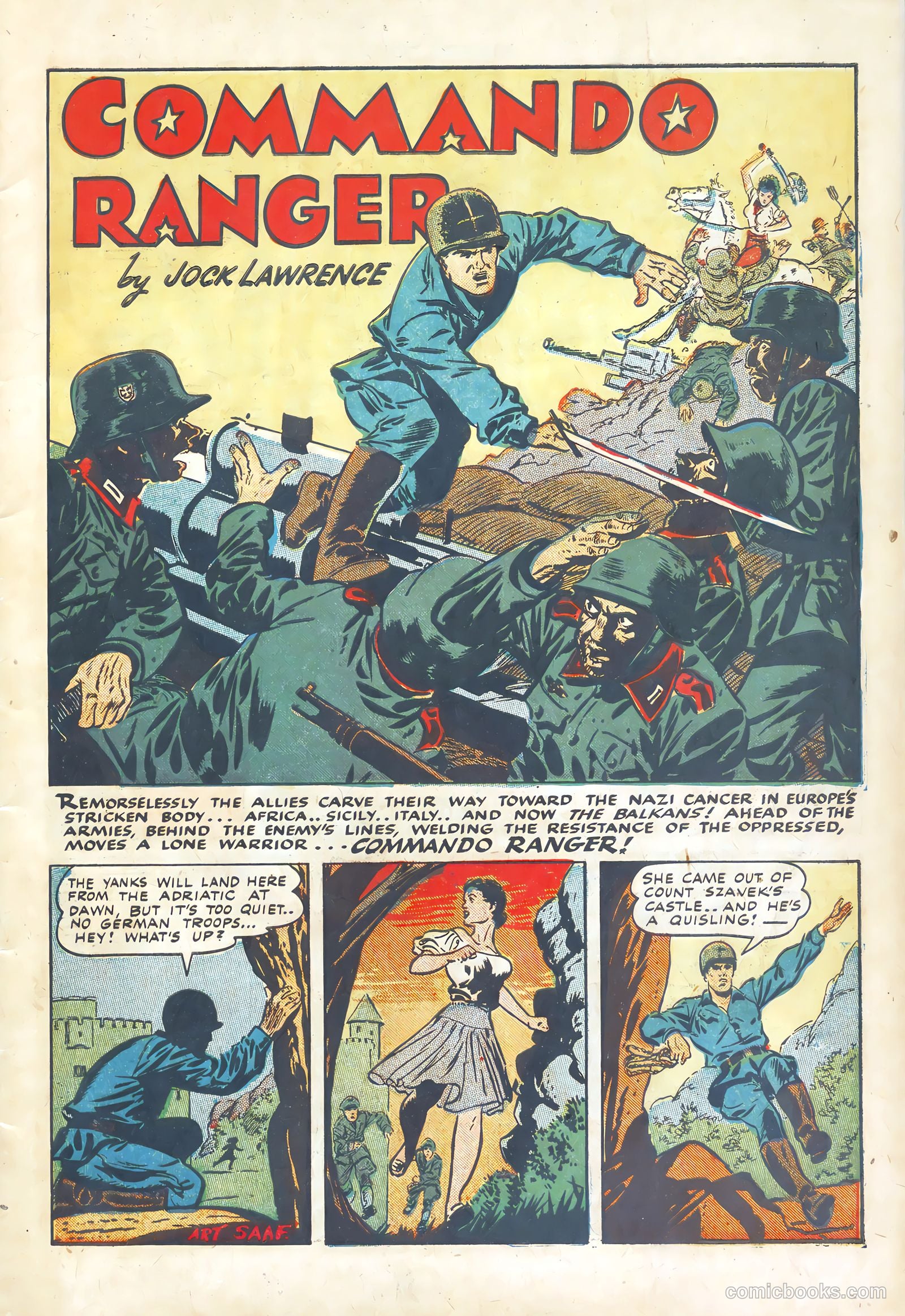 Rangers Comics #16 (1944) — page 3 of 52