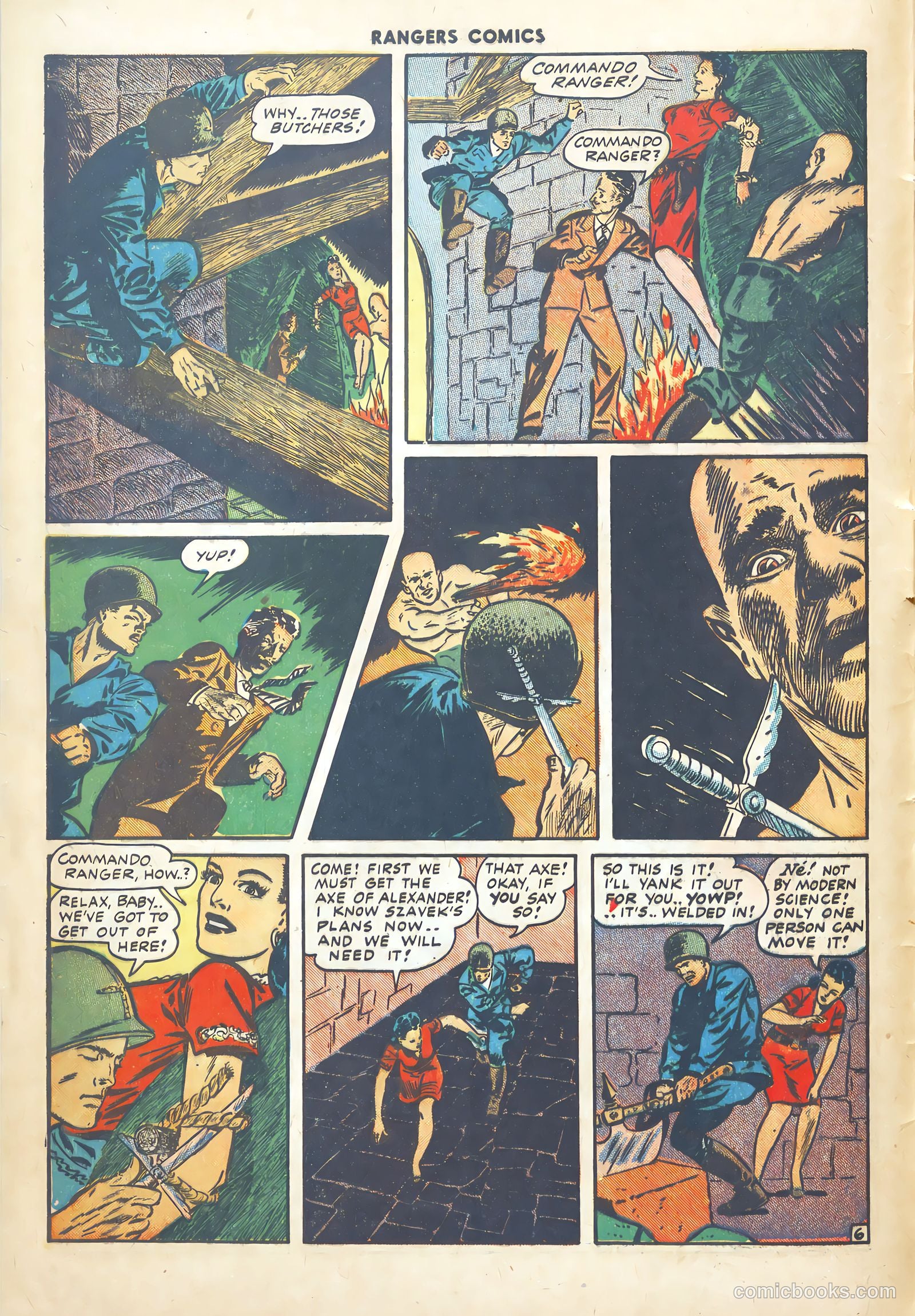 Rangers Comics #16 (1944) — page 8 of 52