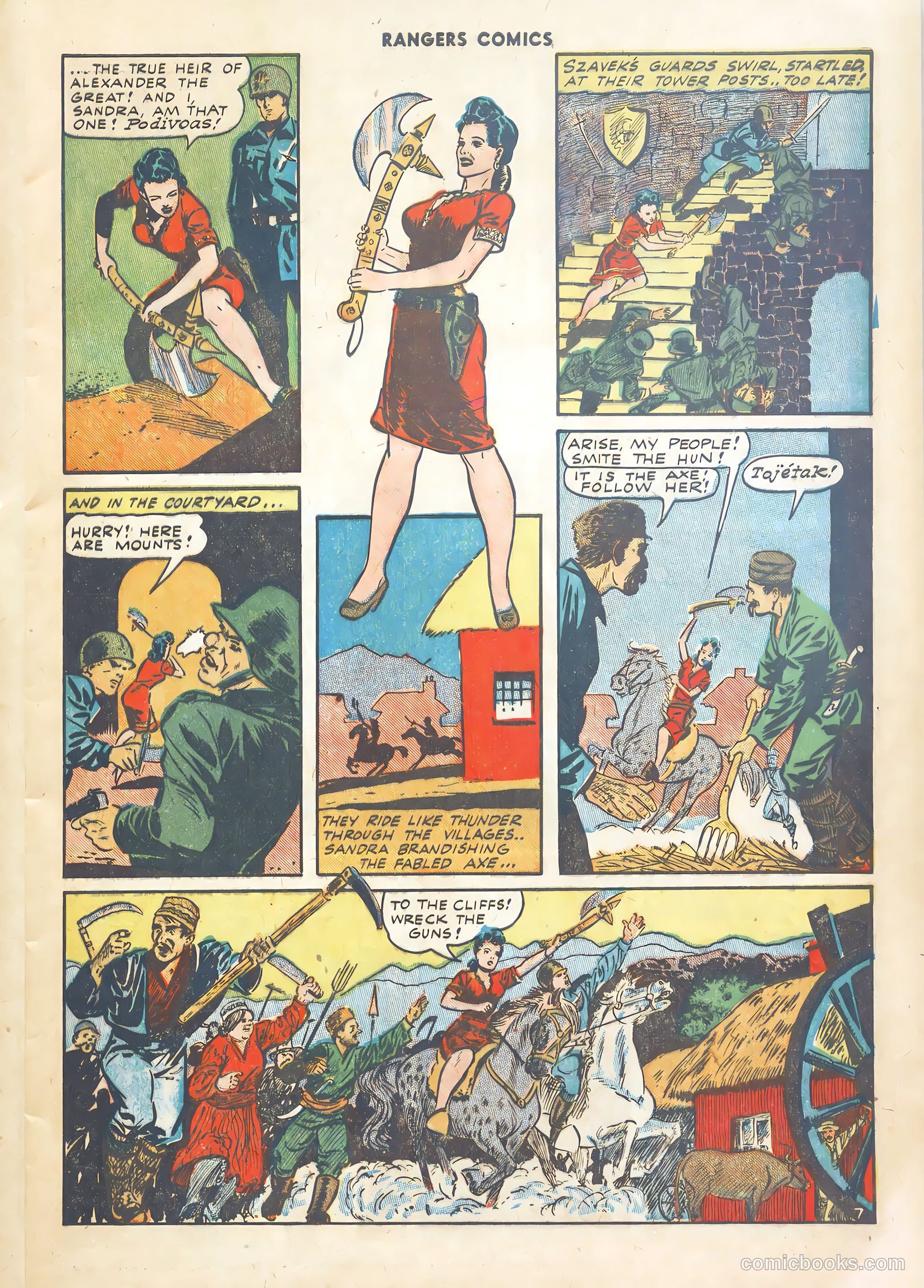 Rangers Comics #16 (1944) — page 9 of 52