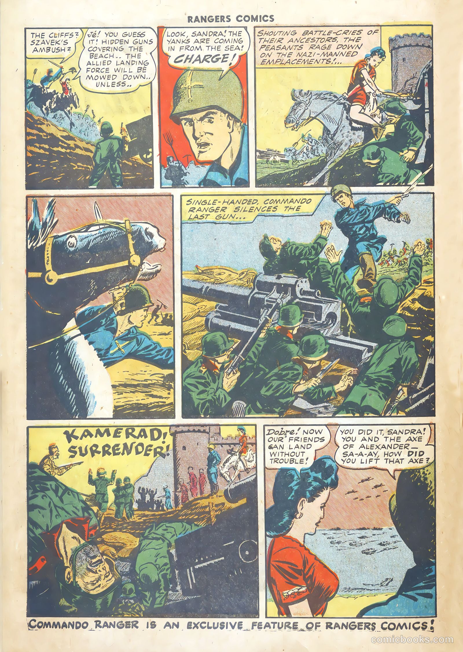 Rangers Comics #16 (1944) — page 10 of 52