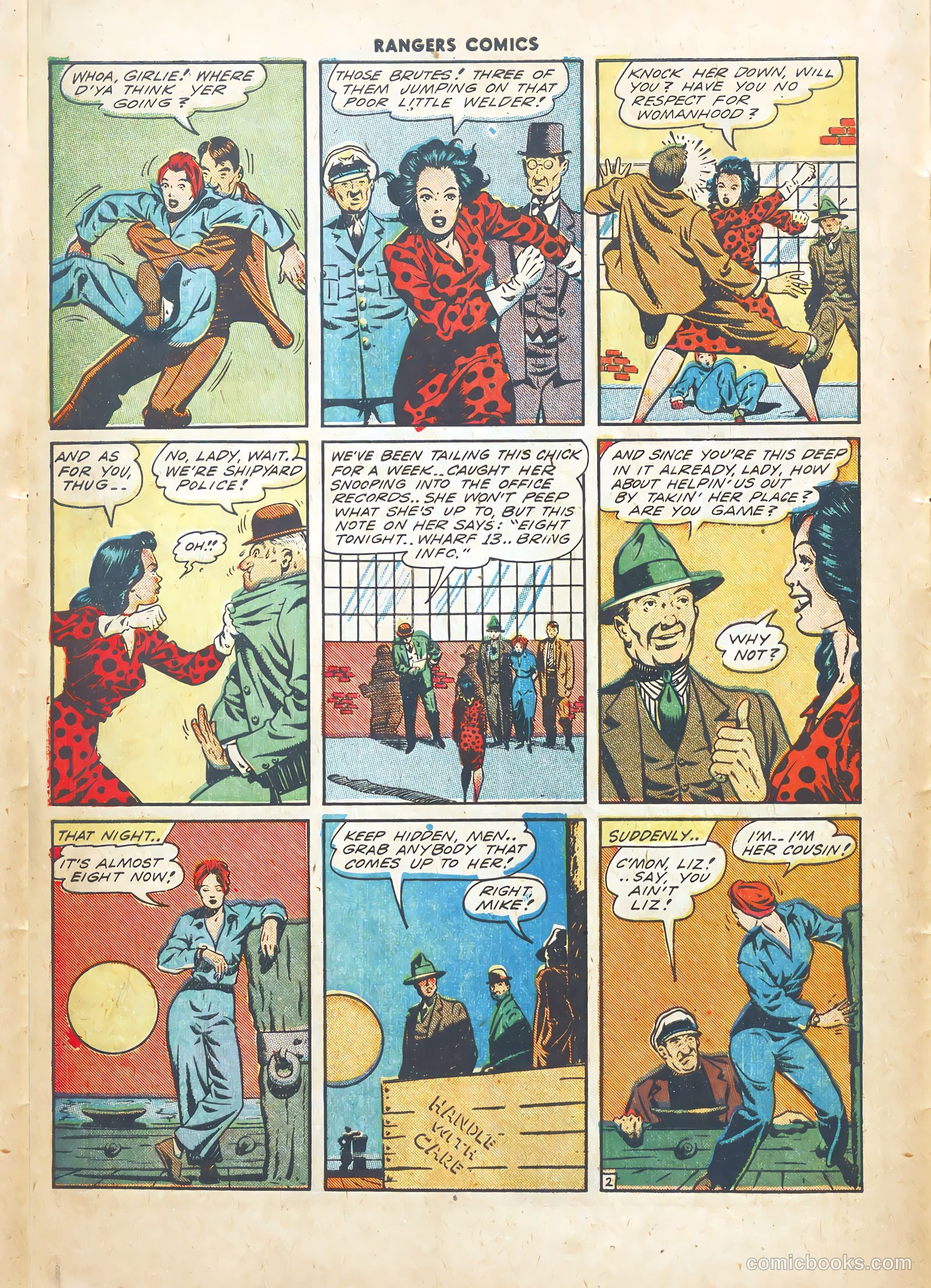 Rangers Comics #16 (1944) — page 12 of 52