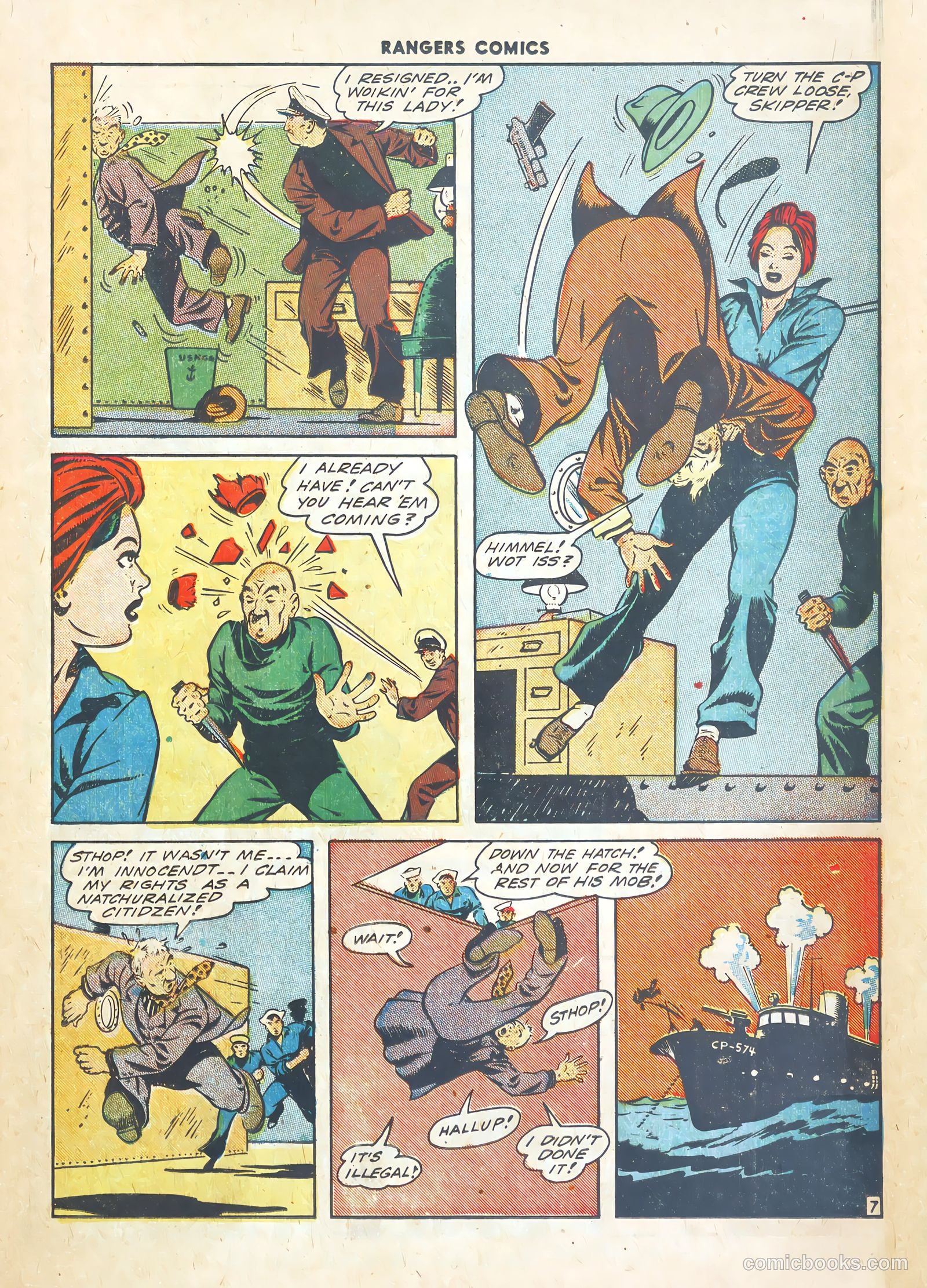 Rangers Comics #16 (1944) — page 17 of 52