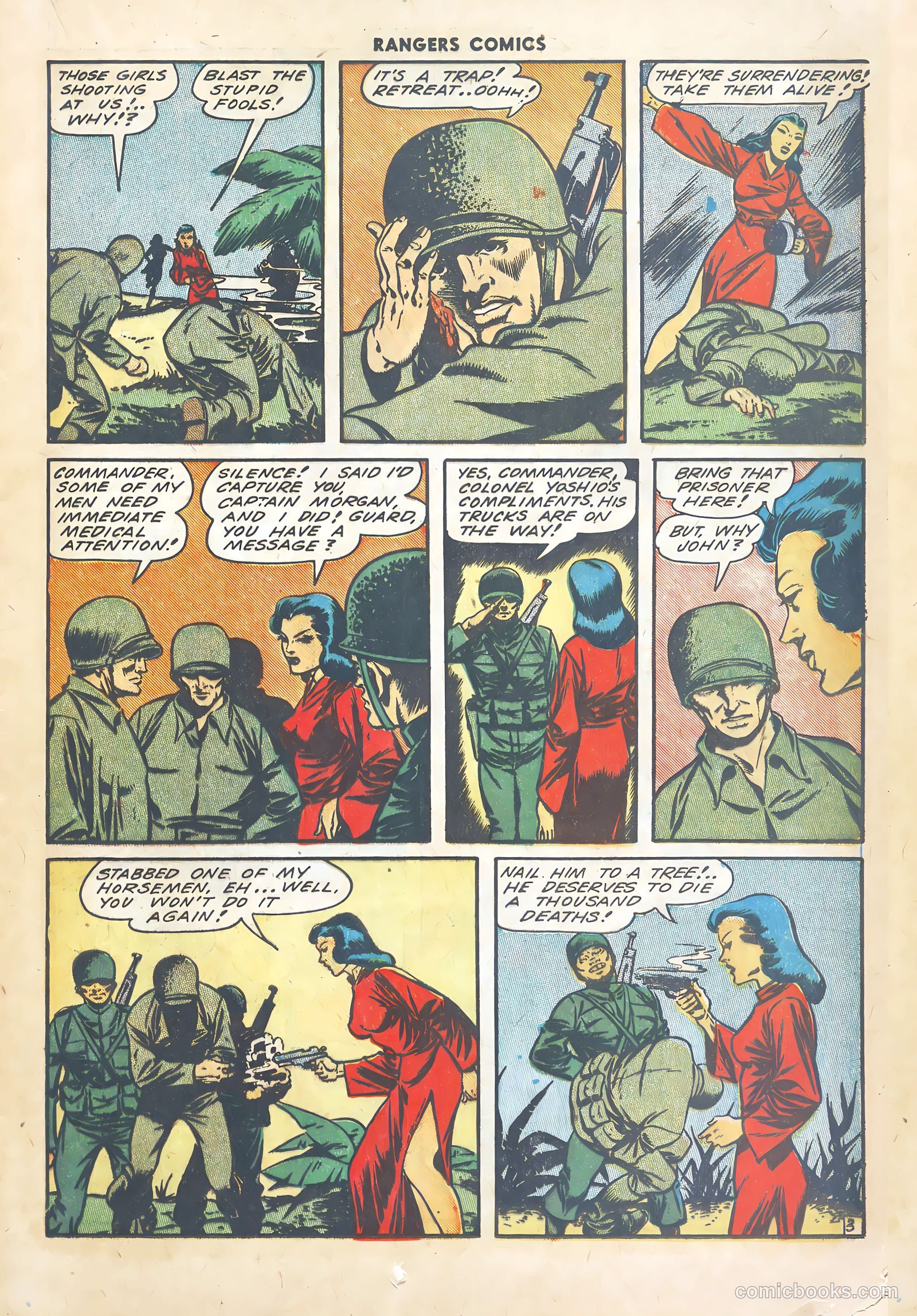 Rangers Comics #16 (1944) — page 21 of 52