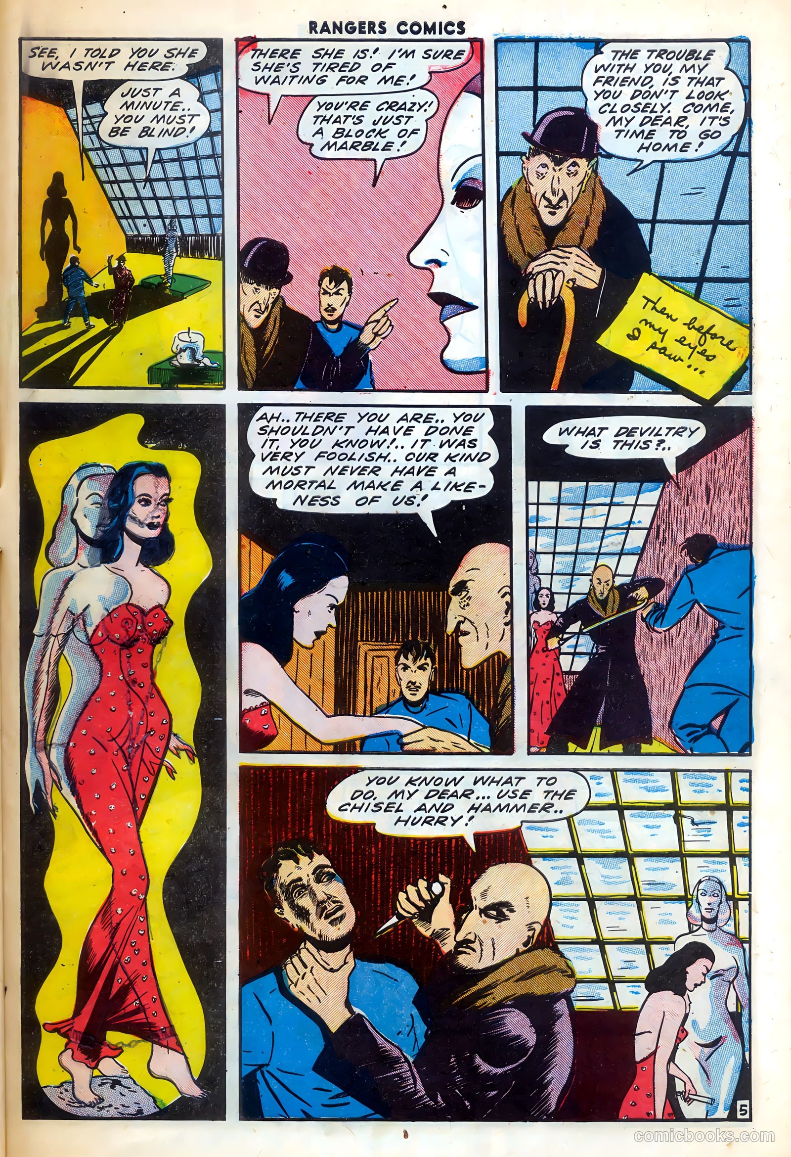 Rangers Comics #17 (1952) — page 40 of 54