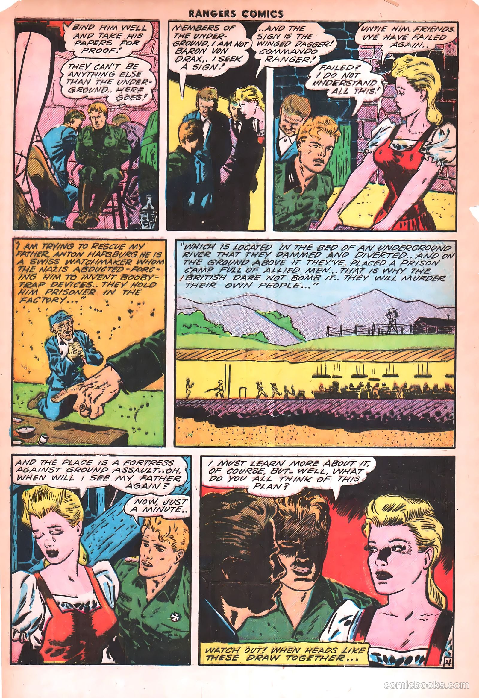 Rangers Comics #18 (1944) — page 6 of 52