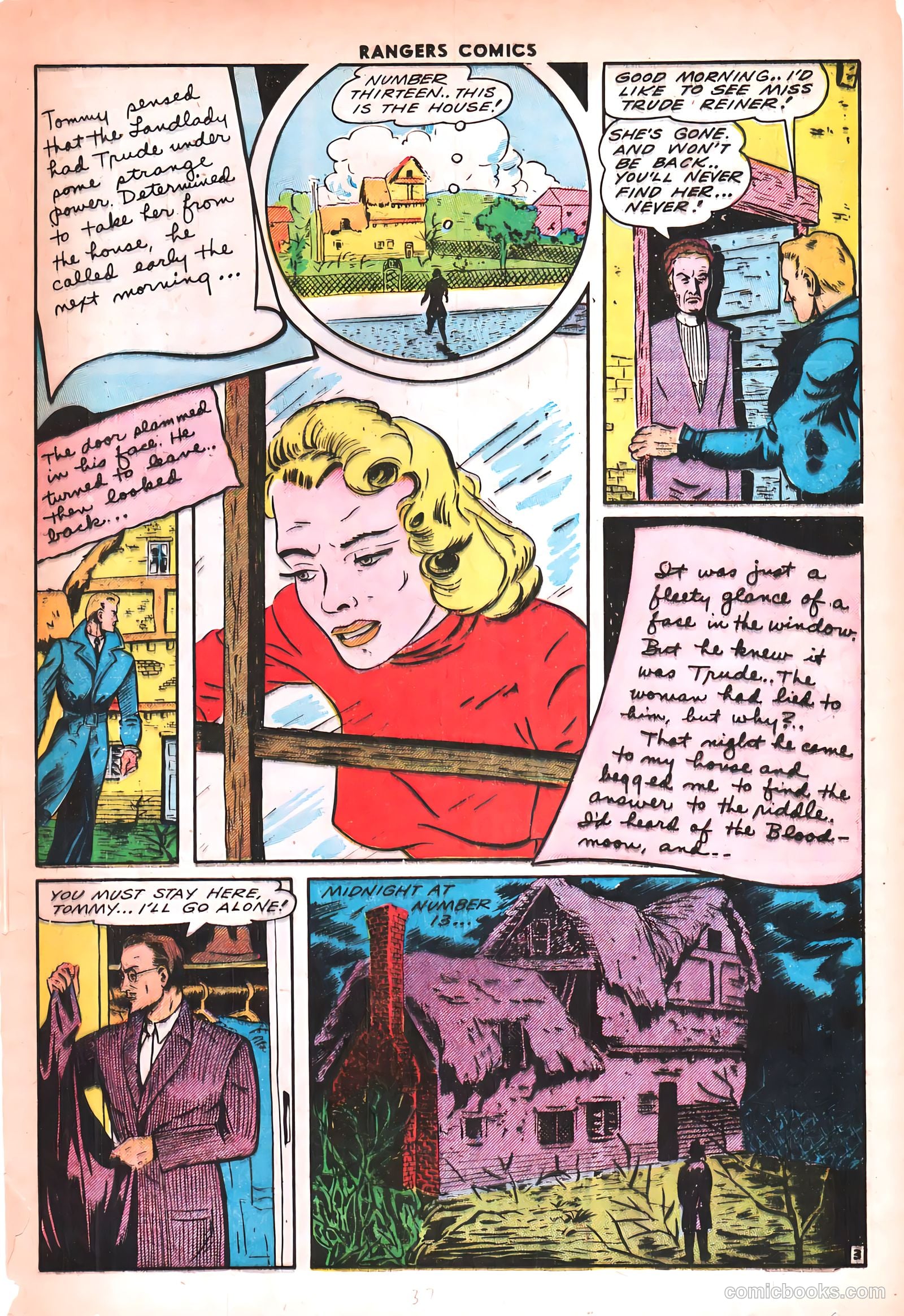 Rangers Comics #18 (1944) — page 37 of 52