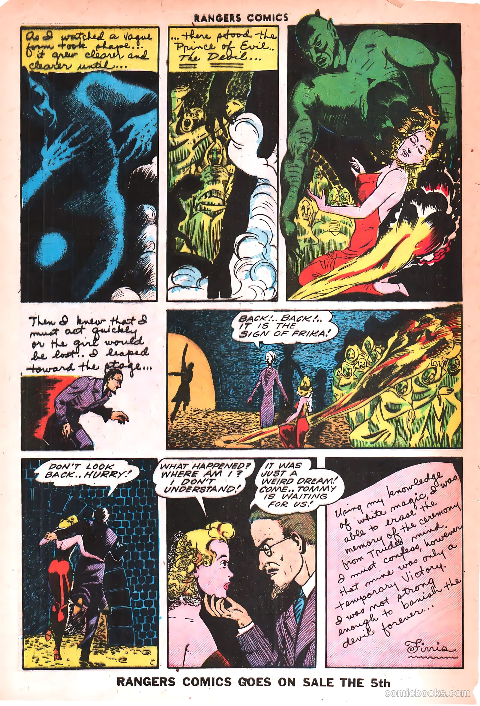 Rangers Comics #18 (1944) — page 40 of 52