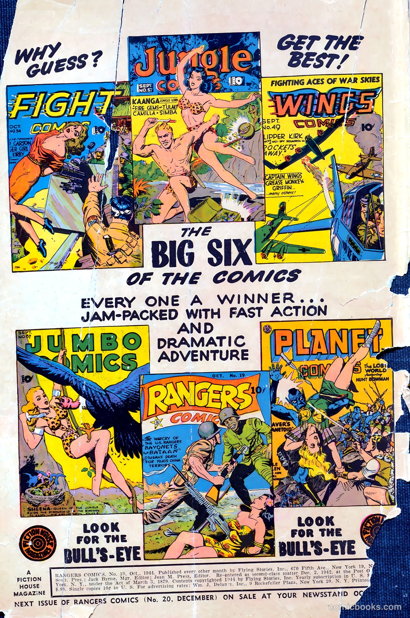 Rangers Comics #19 (1952) — page 2 of 52