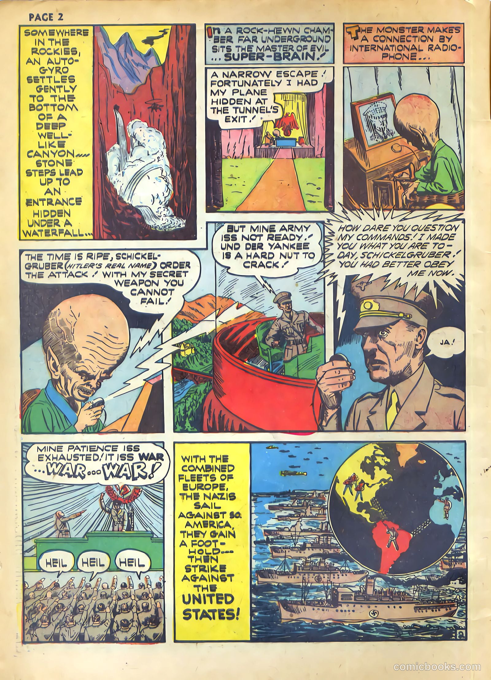 Rangers Comics #2 (1941) — page 4 of 68