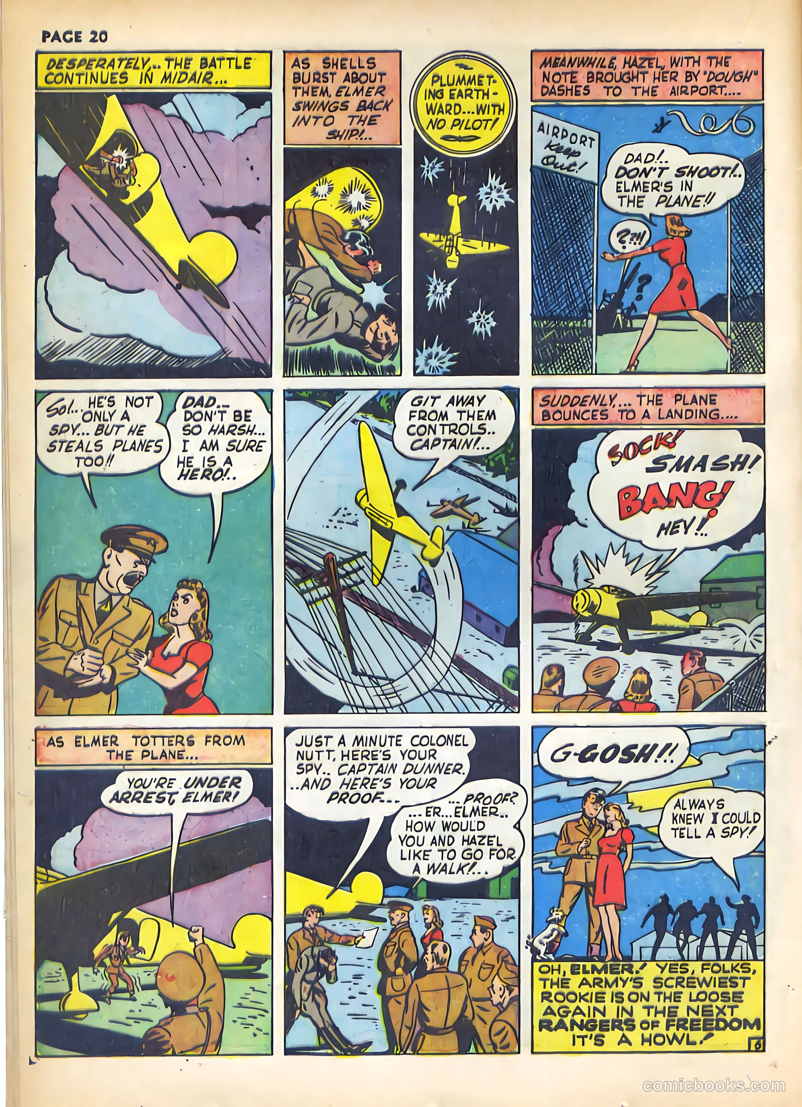Rangers Comics #2 (1941) — page 22 of 68
