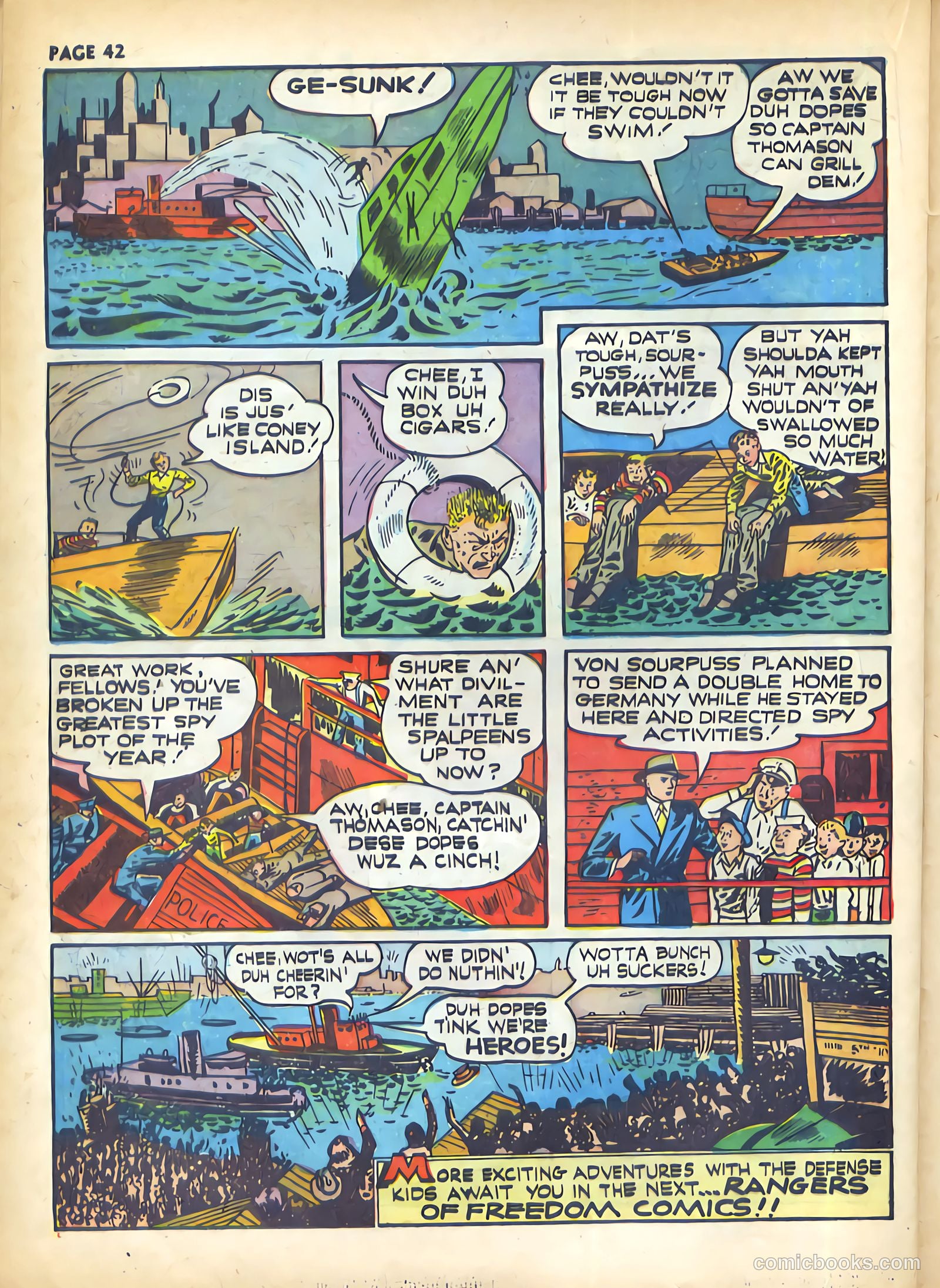 Rangers Comics #2 (1941) — page 44 of 68