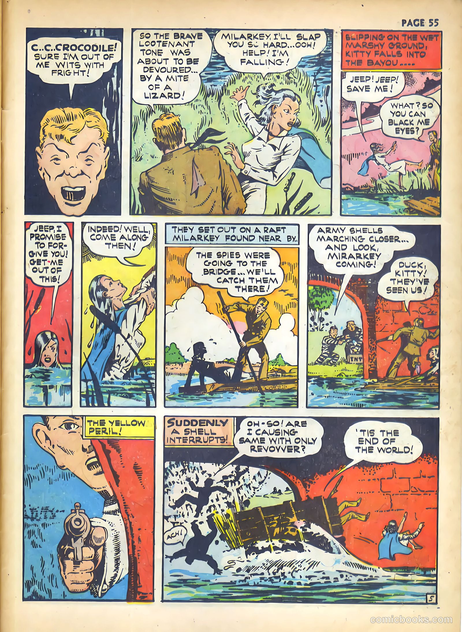 Rangers Comics #2 (1941) — page 57 of 68