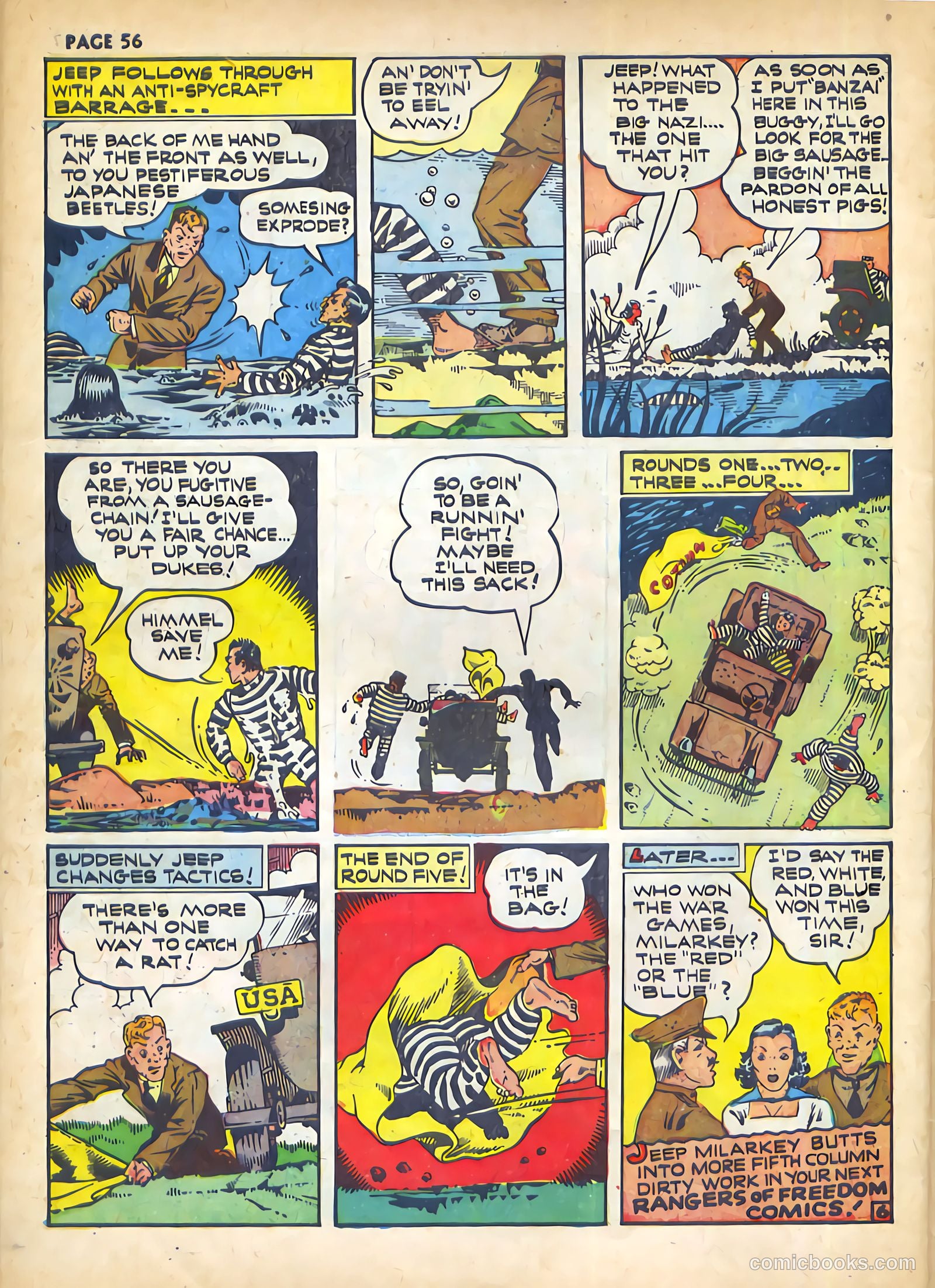 Rangers Comics #2 (1941) — page 58 of 68