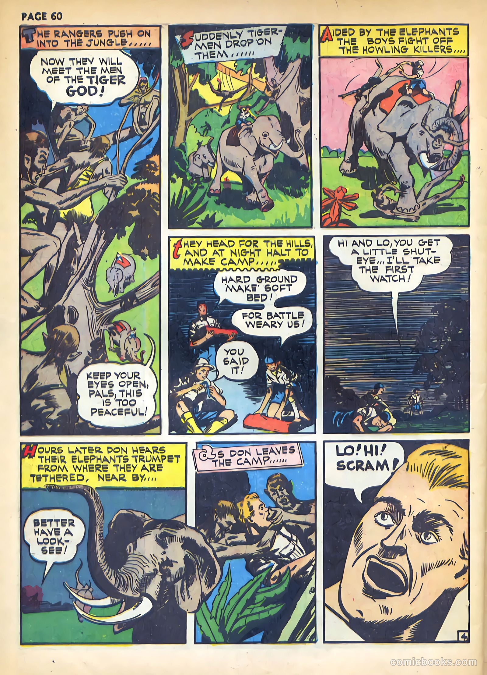 Rangers Comics #2 (1941) — page 62 of 68