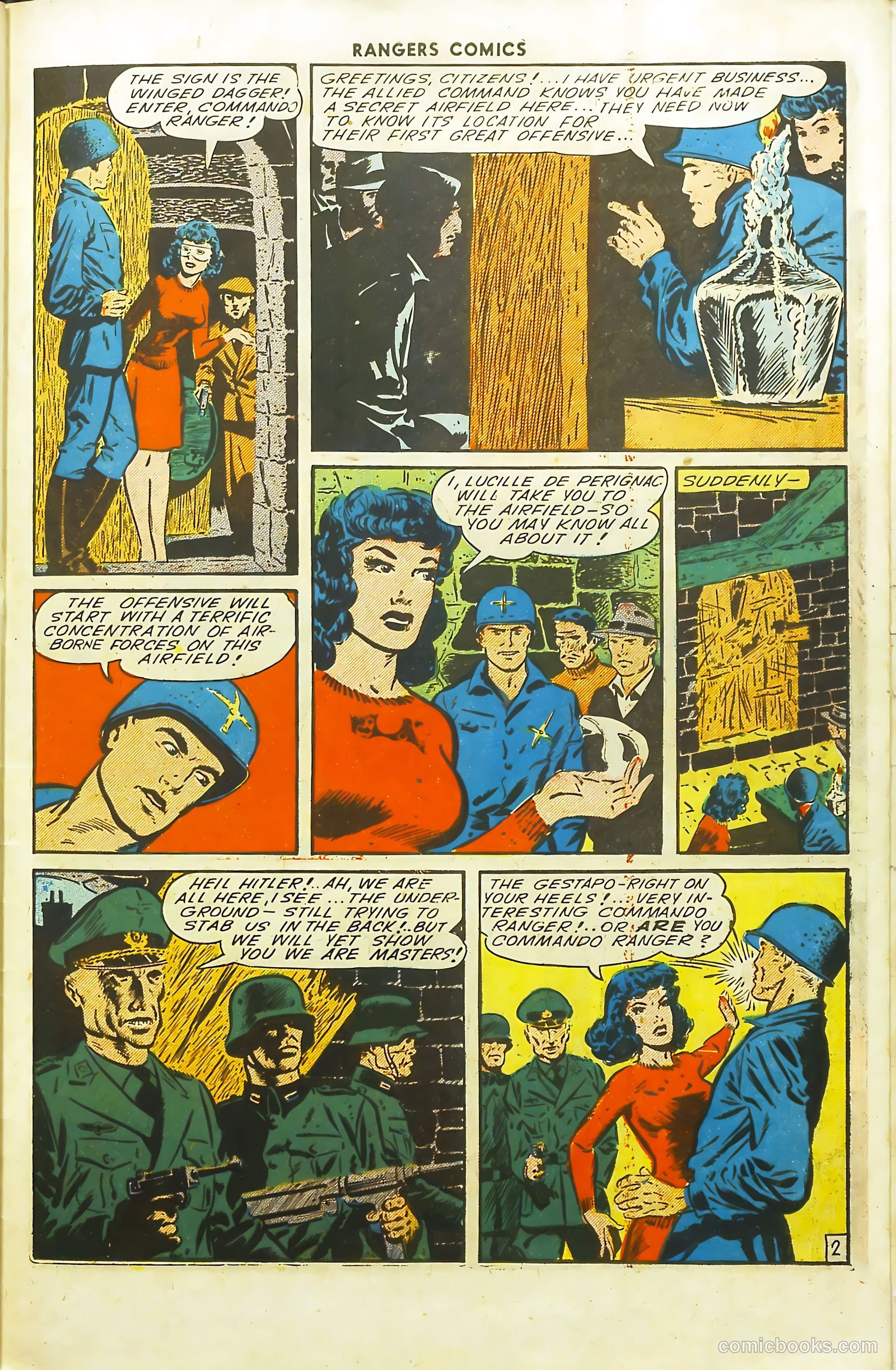 Rangers Comics #20 (1944) — page 43 of 53