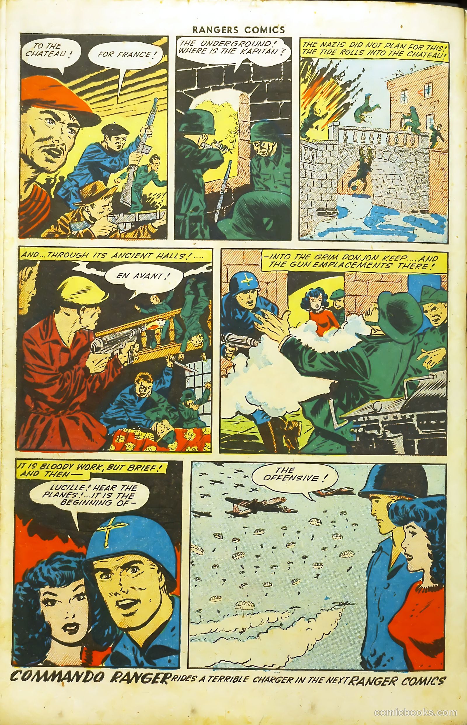 Rangers Comics #20 (1944) — page 50 of 53