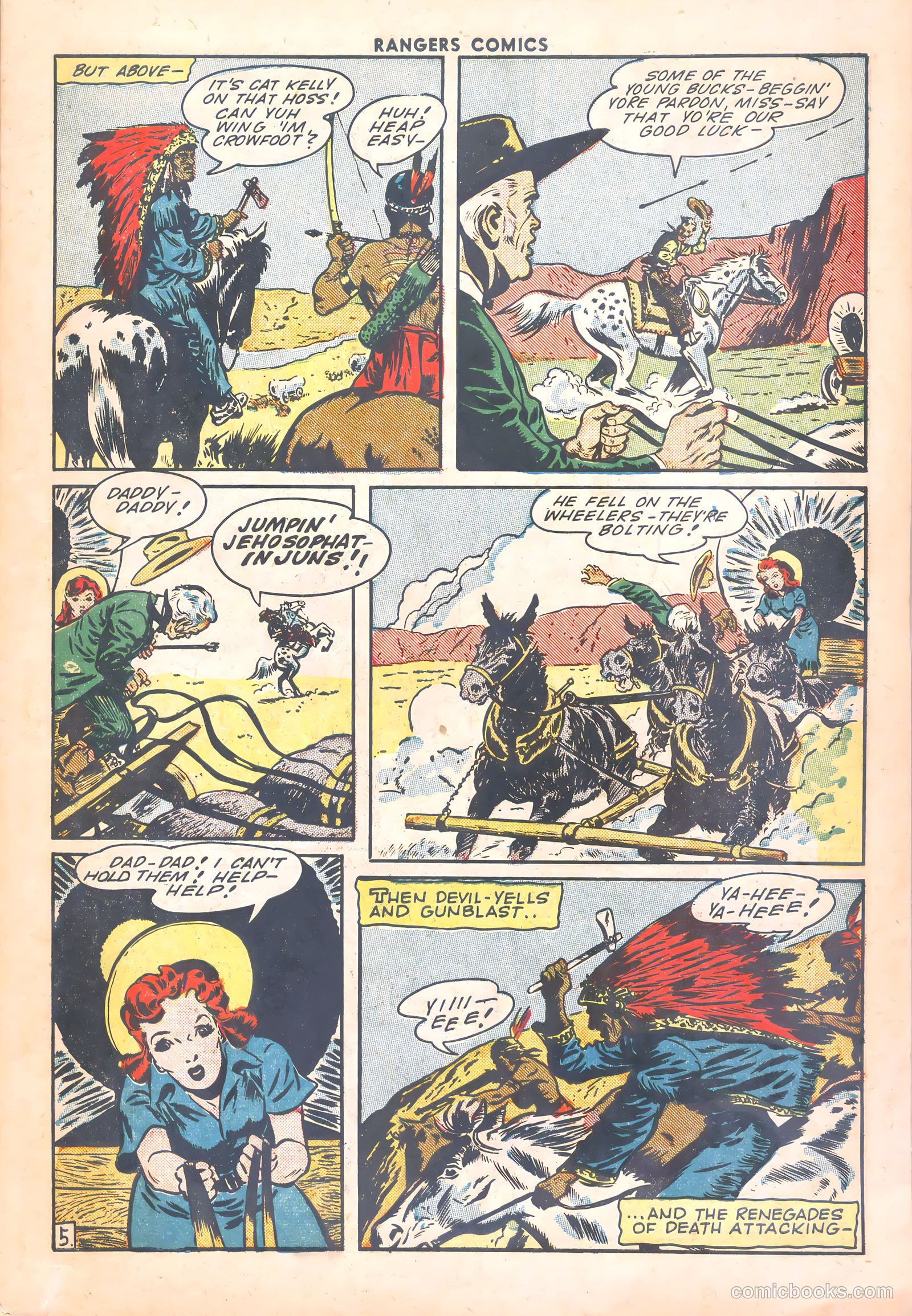 Rangers Comics #21 (1945) — page 7 of 52