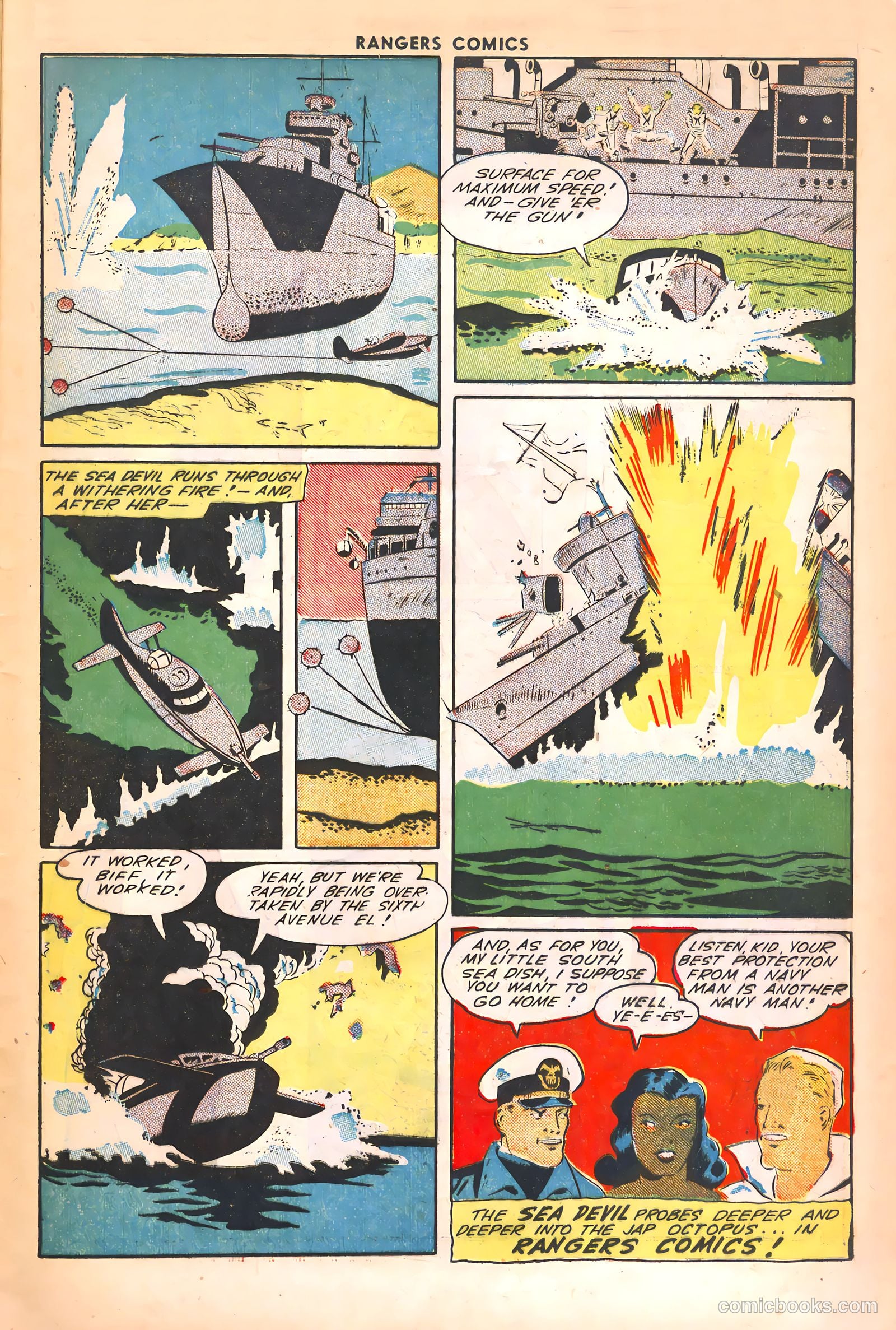 Rangers Comics #21 (1945) — page 35 of 52