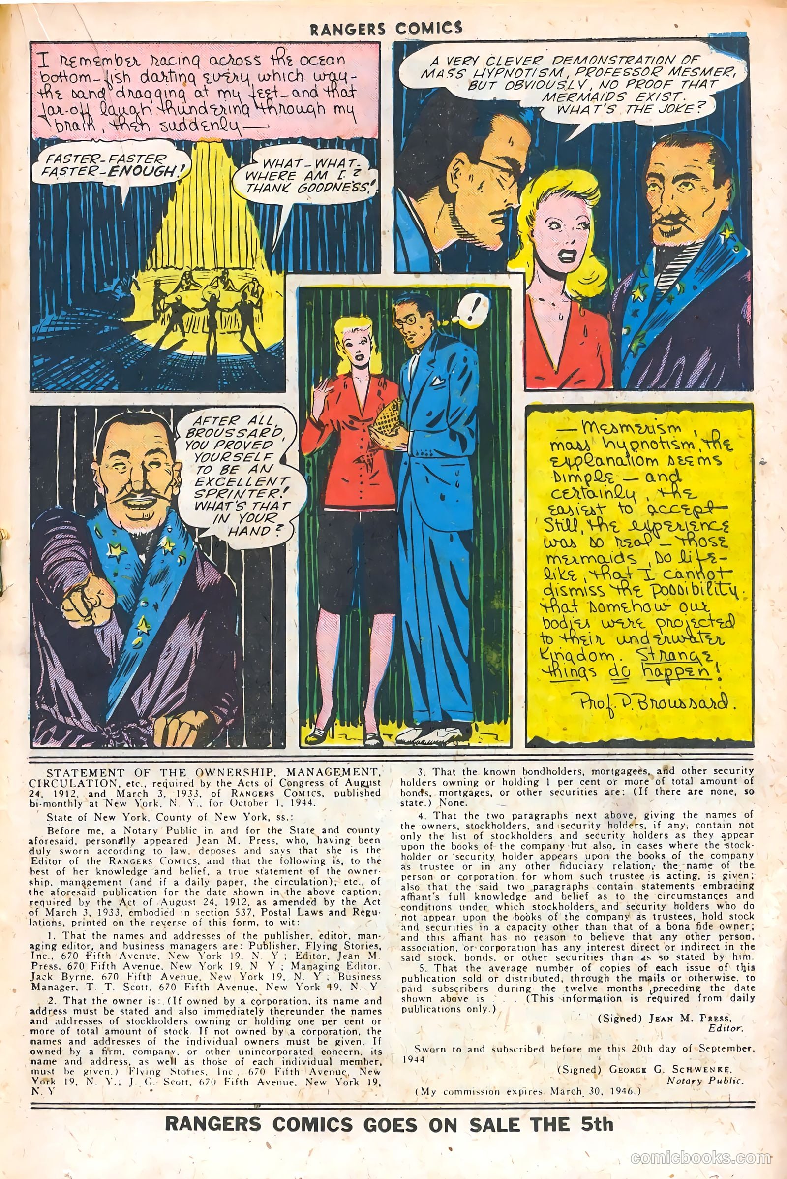 Rangers Comics #22 (1946) — page 27 of 52