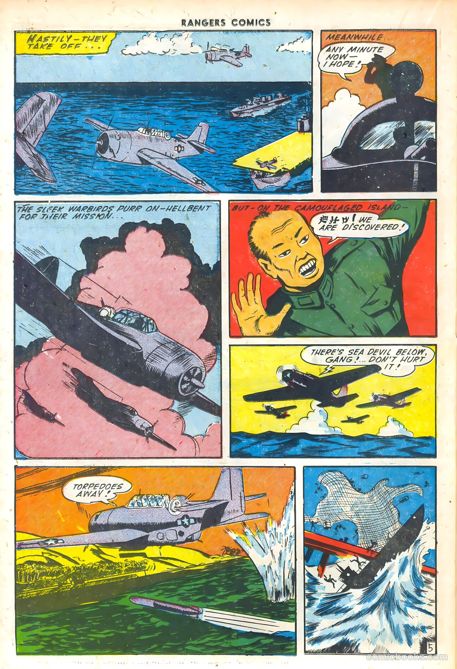 Rangers Comics #22 (1946) — page 34 of 52