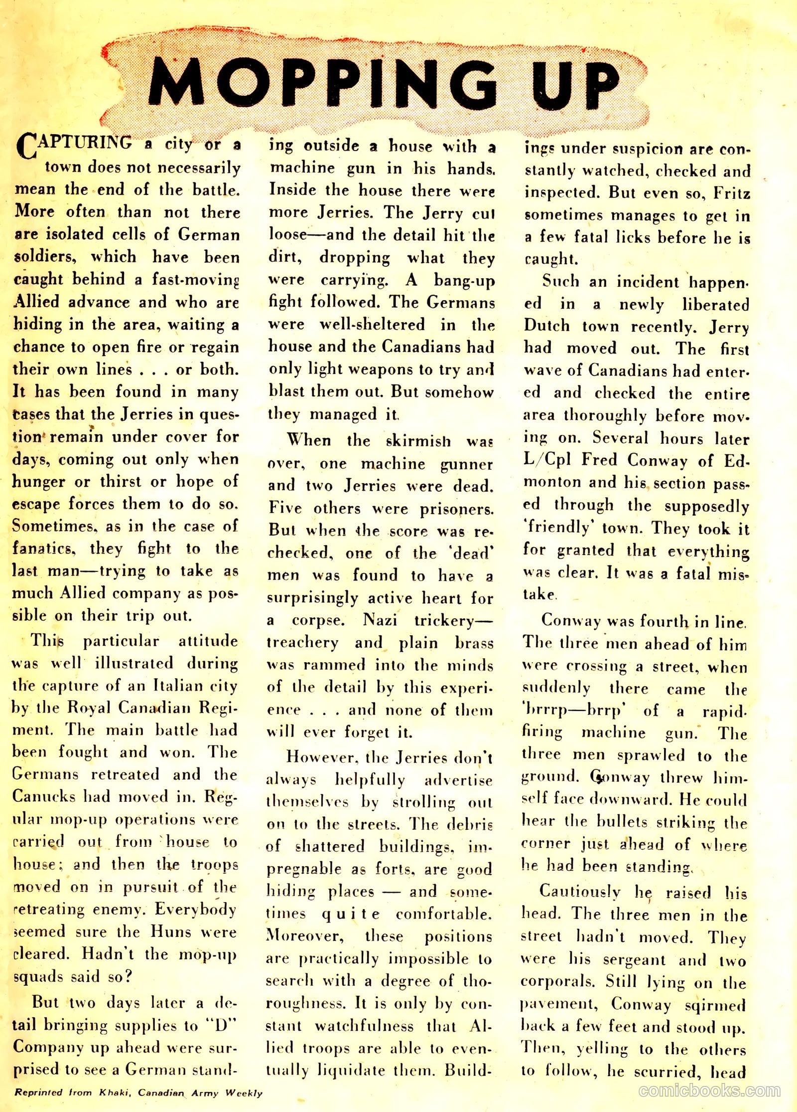 Rangers Comics #23 (1945) — page 36 of 52