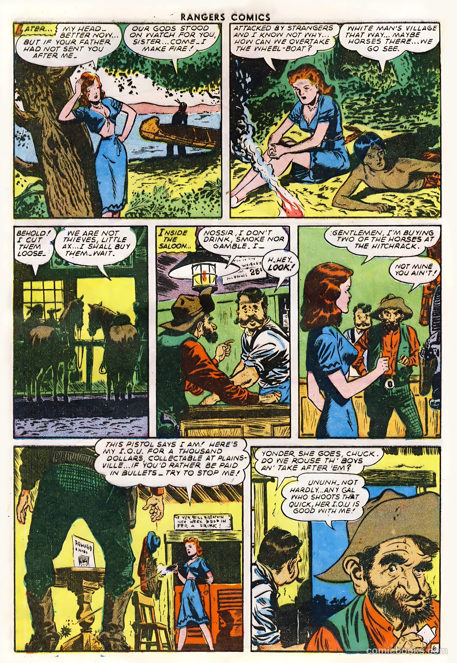 Rangers Comics #24 (1945) — page 8 of 36
