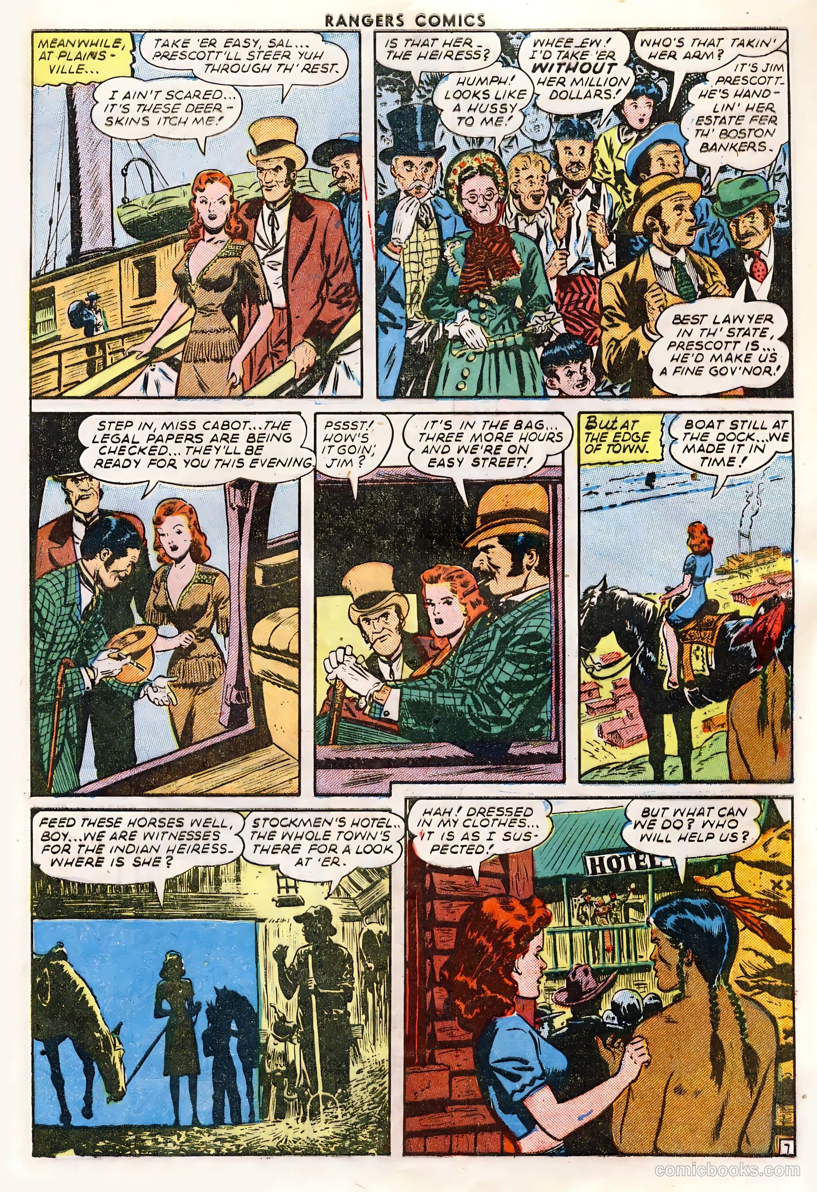 Rangers Comics #24 (1945) — page 9 of 36