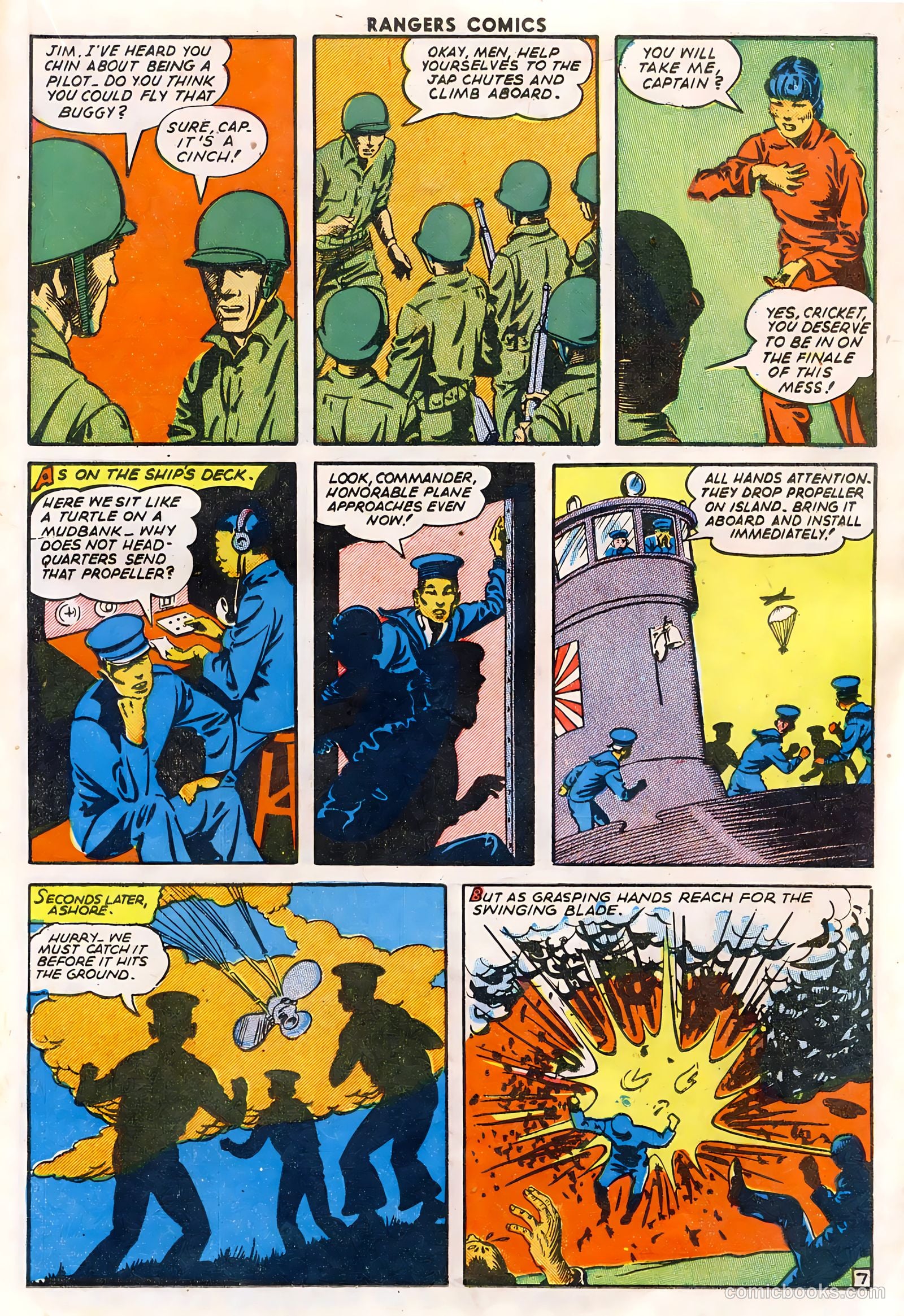 Rangers Comics #24 (1945) — page 19 of 36