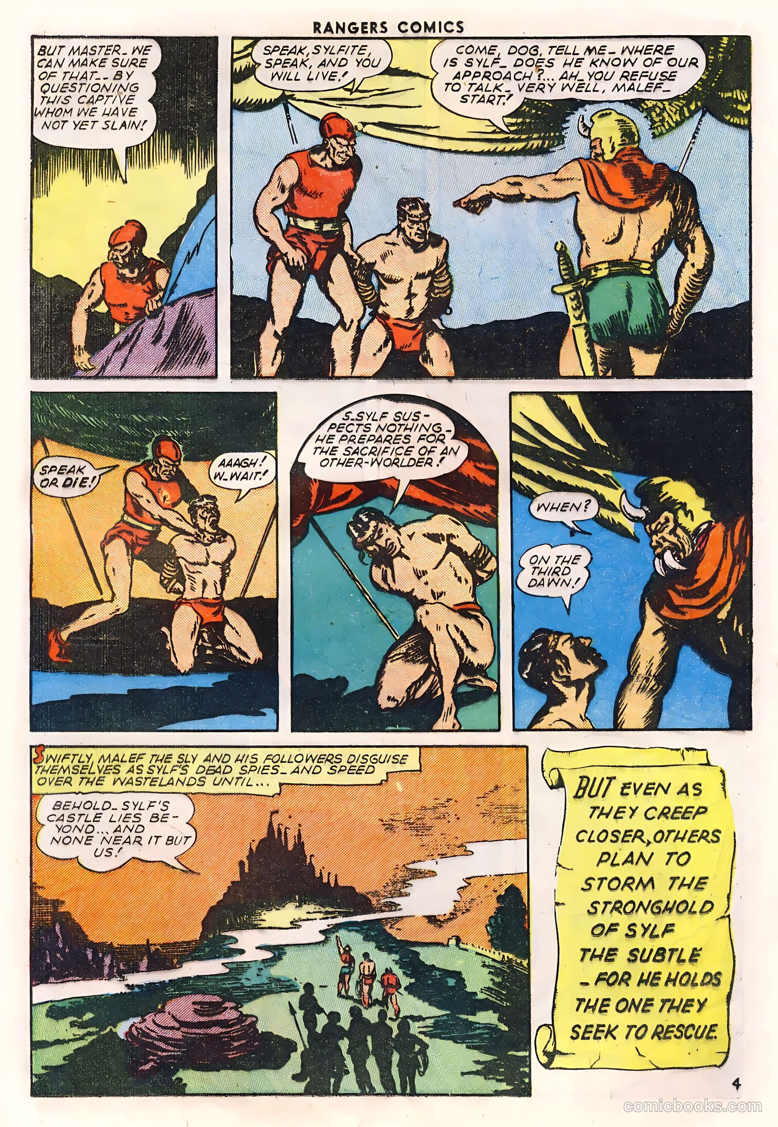 Rangers Comics #24 (1945) — page 24 of 36