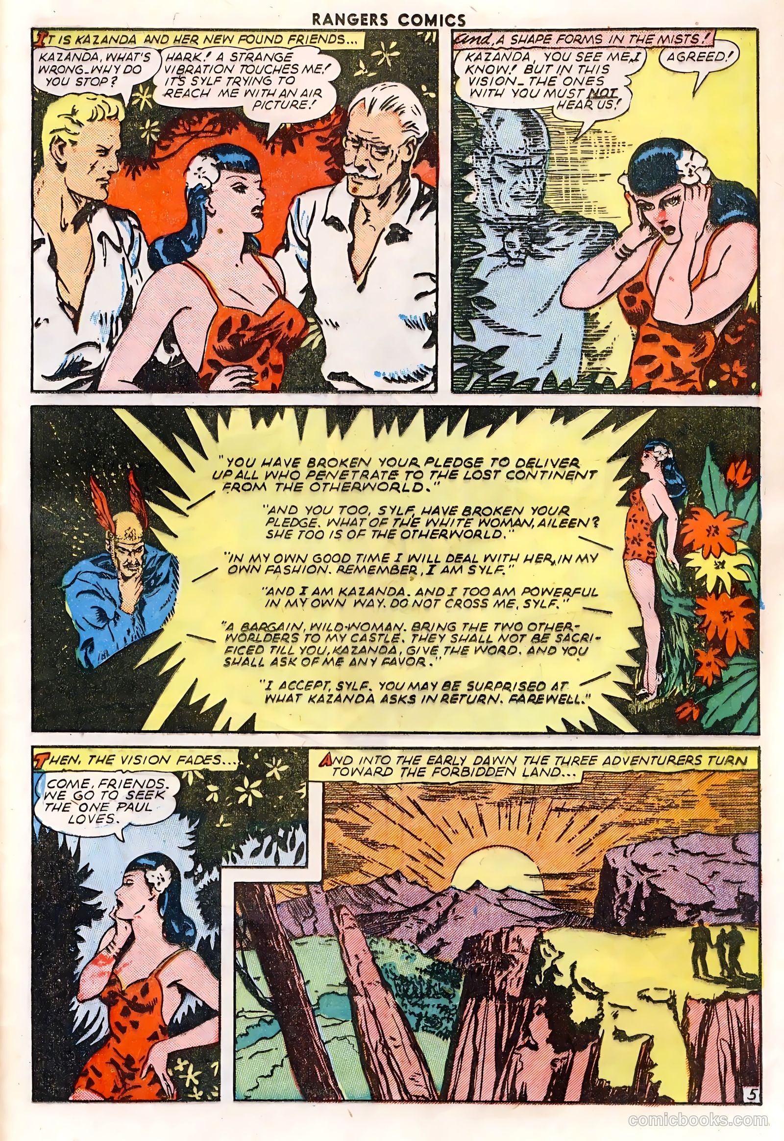 Rangers Comics #24 (1945) — page 25 of 36