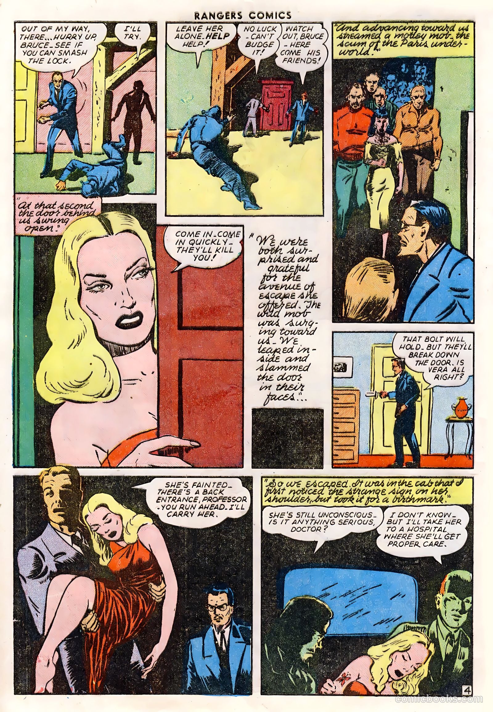 Rangers Comics #24 (1945) — page 32 of 36
