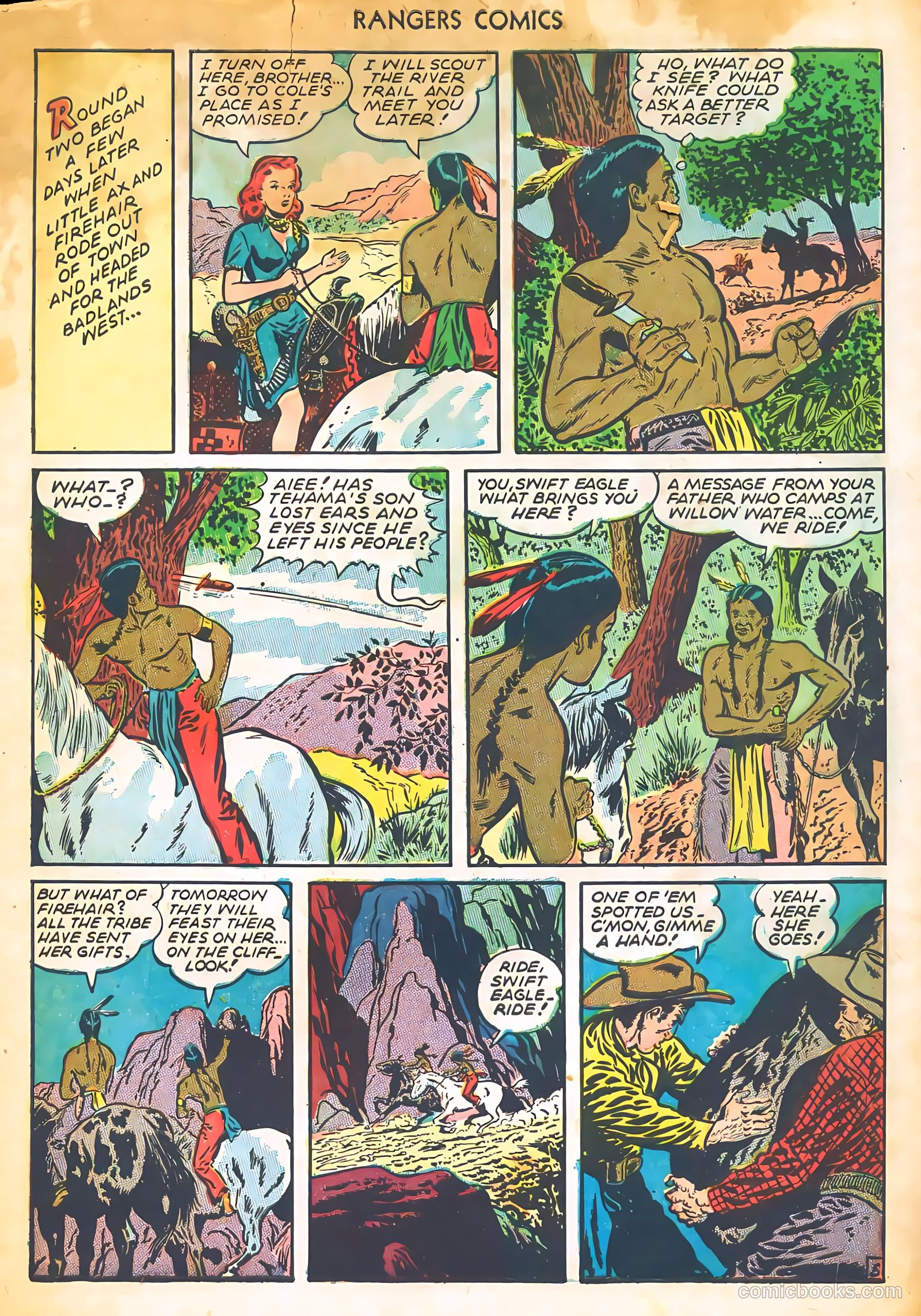 Rangers Comics #25 (1945) — page 8 of 38