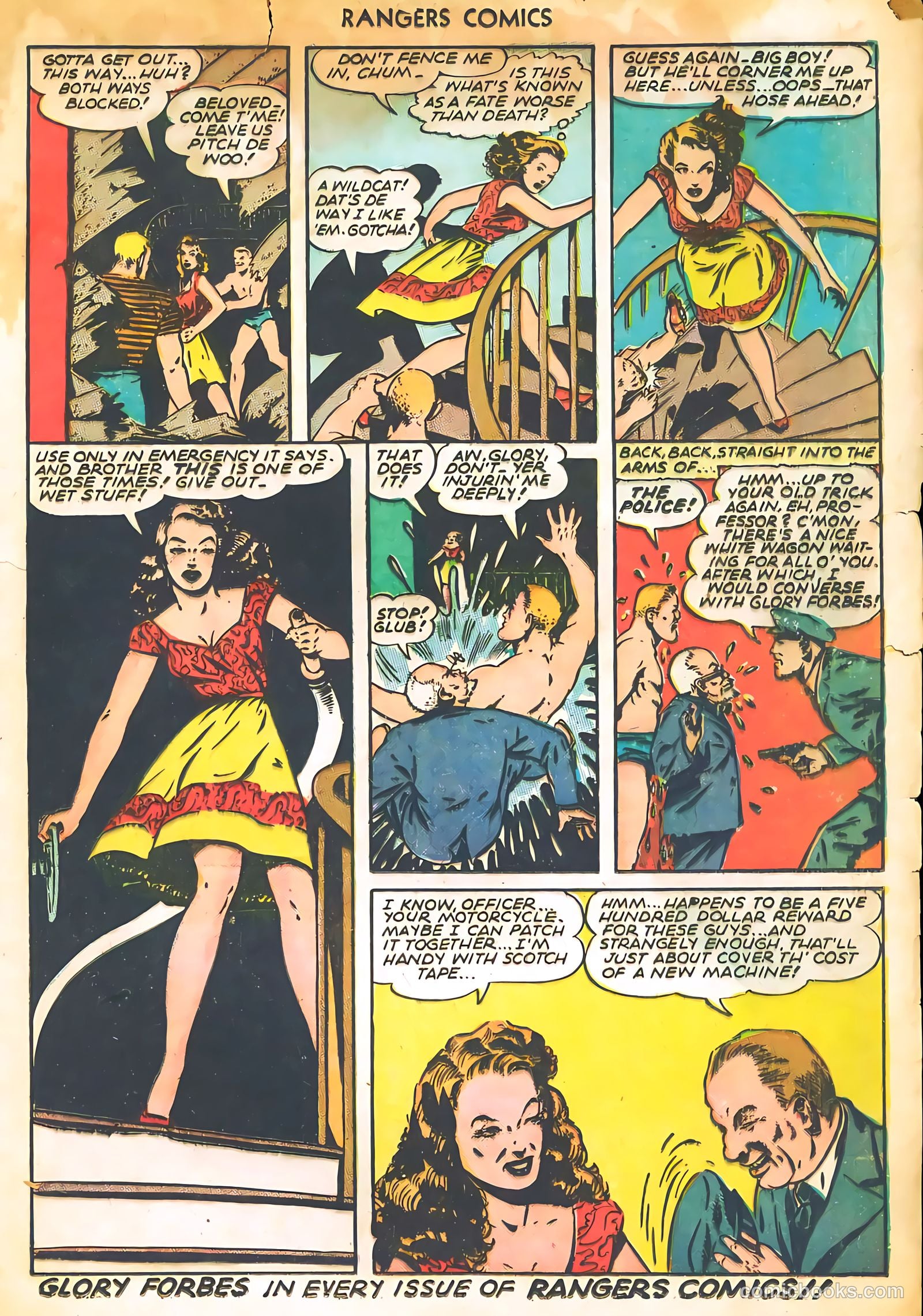 Rangers Comics #25 (1945) — page 18 of 38