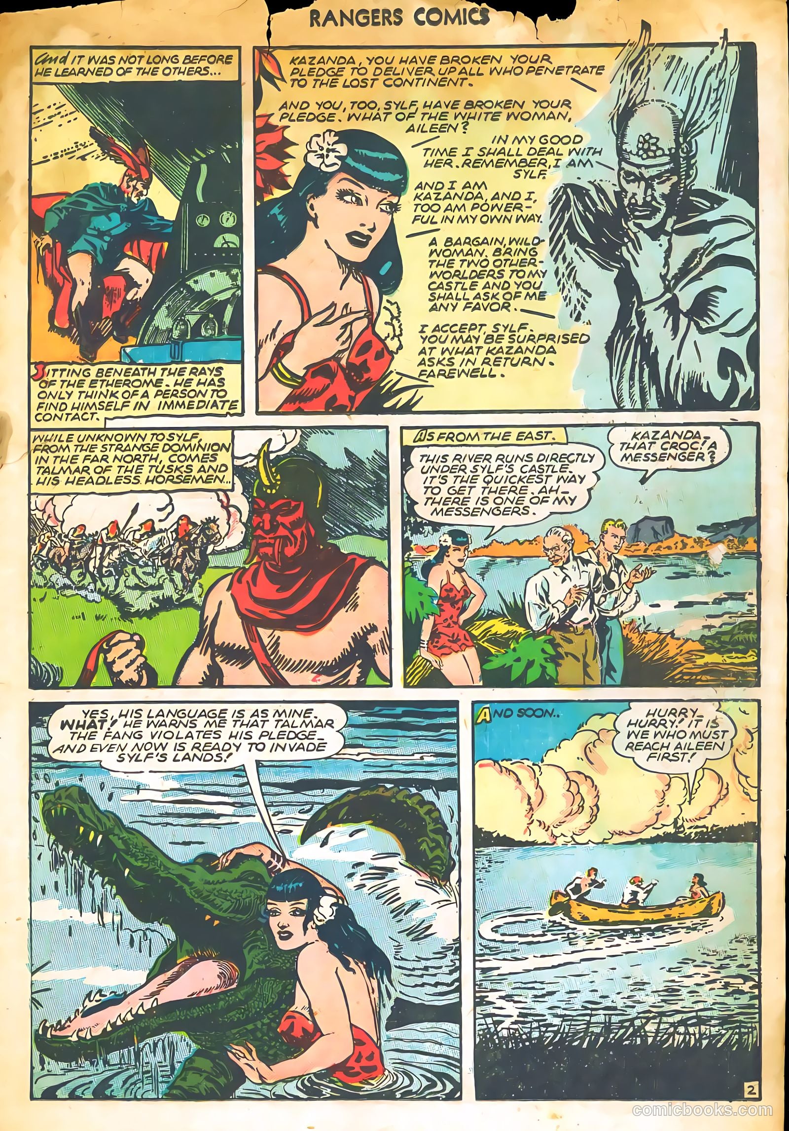 Rangers Comics #25 (1945) — page 20 of 38