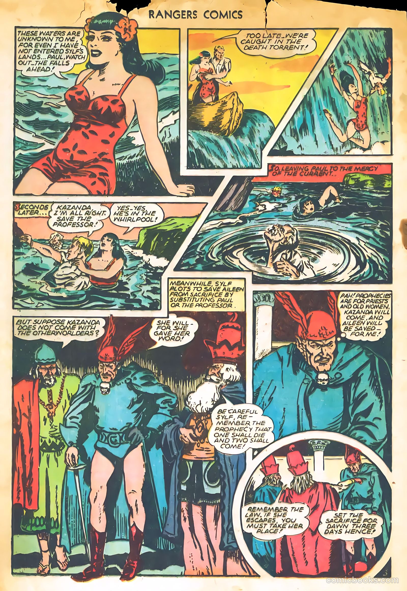 Rangers Comics #25 (1945) — page 21 of 38